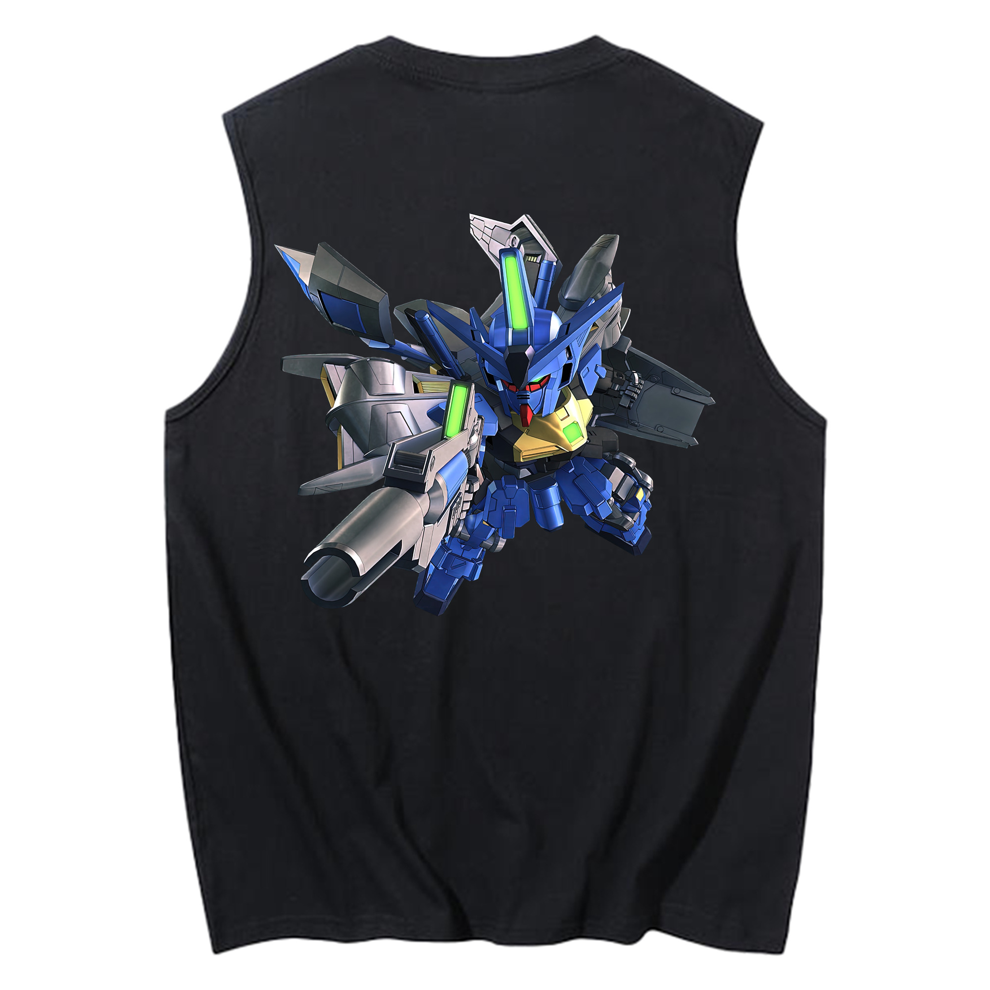 （画像用） 機動戦士ガンダム Mobile Suit Gundam コットン100％タンクトップ（背面プリント）