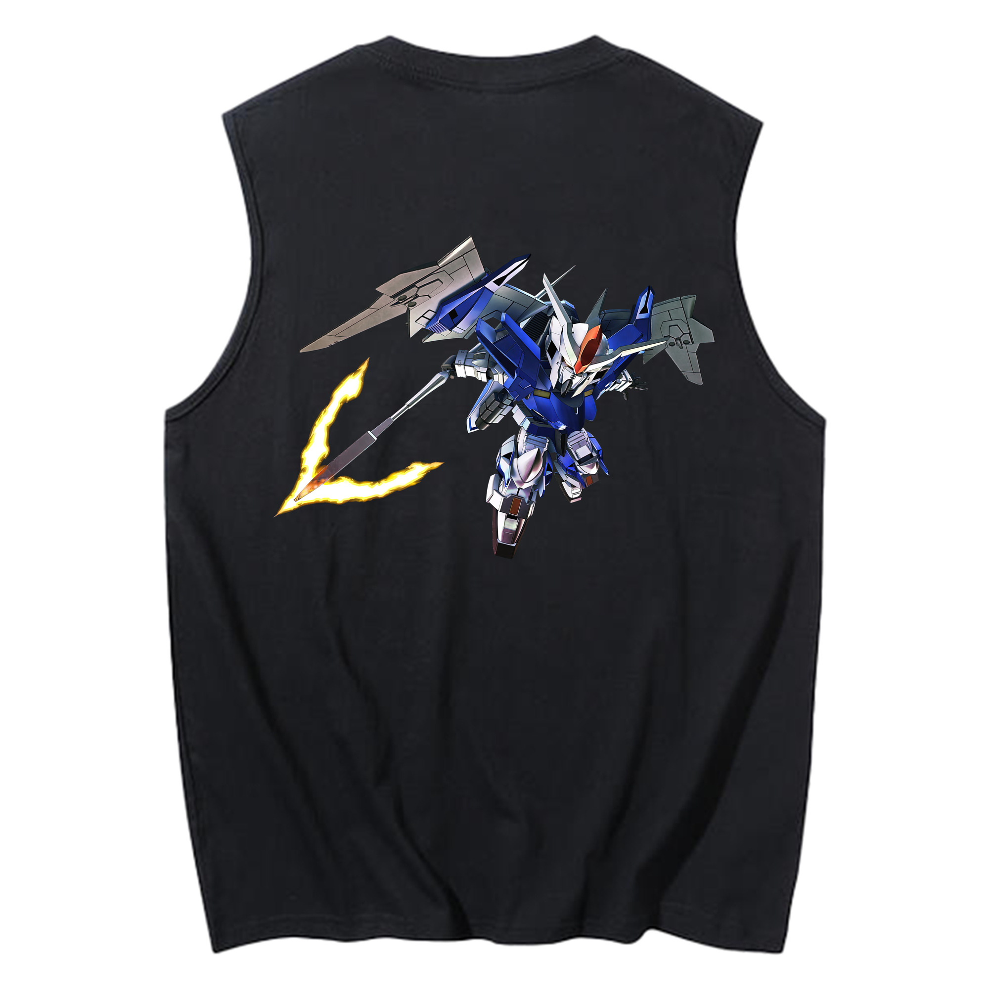 （画像用） 機動戦士ガンダム Mobile Suit Gundam コットン100％タンクトップ（背面プリント）
