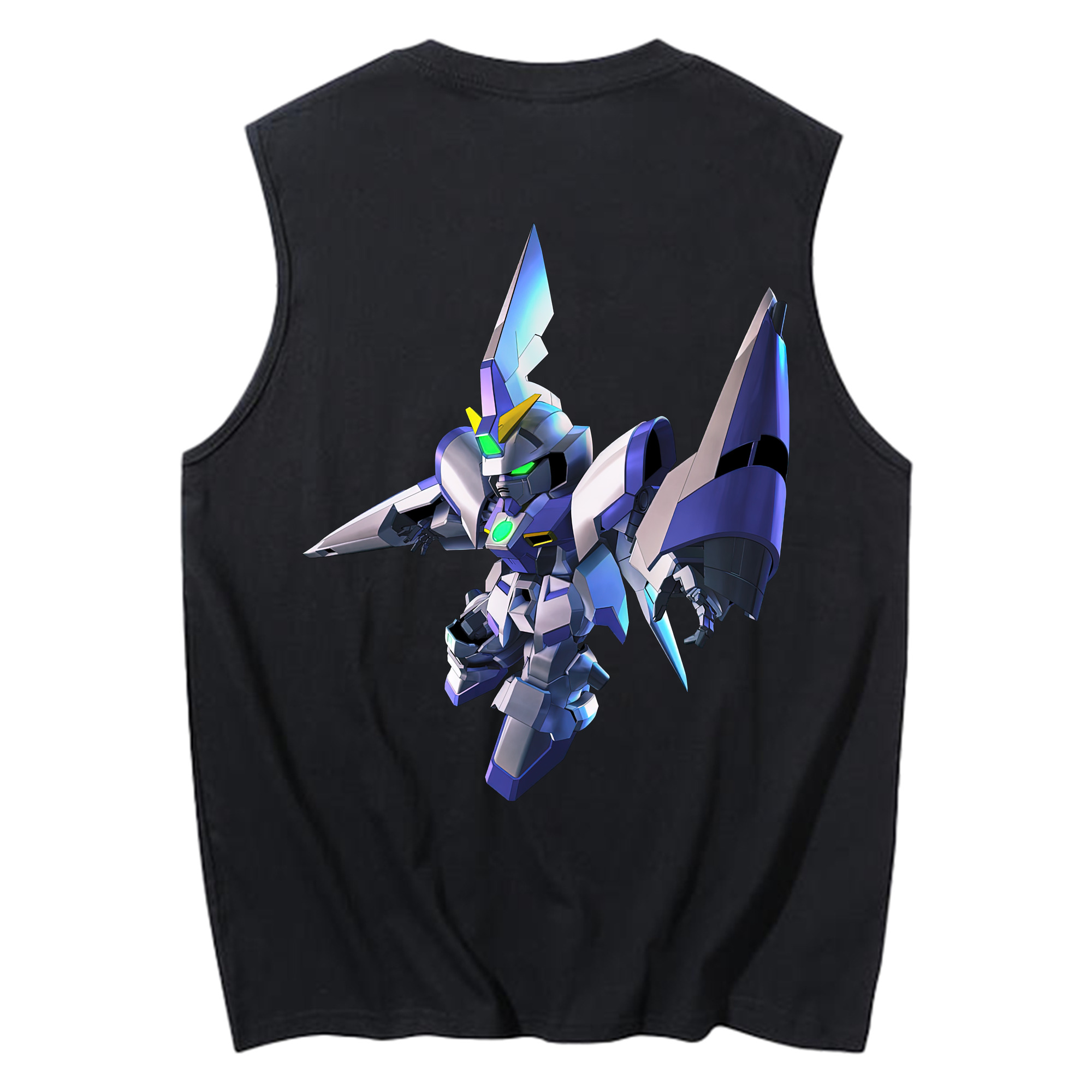 （画像用） 機動戦士ガンダム Mobile Suit Gundam コットン100％タンクトップ（背面プリント）