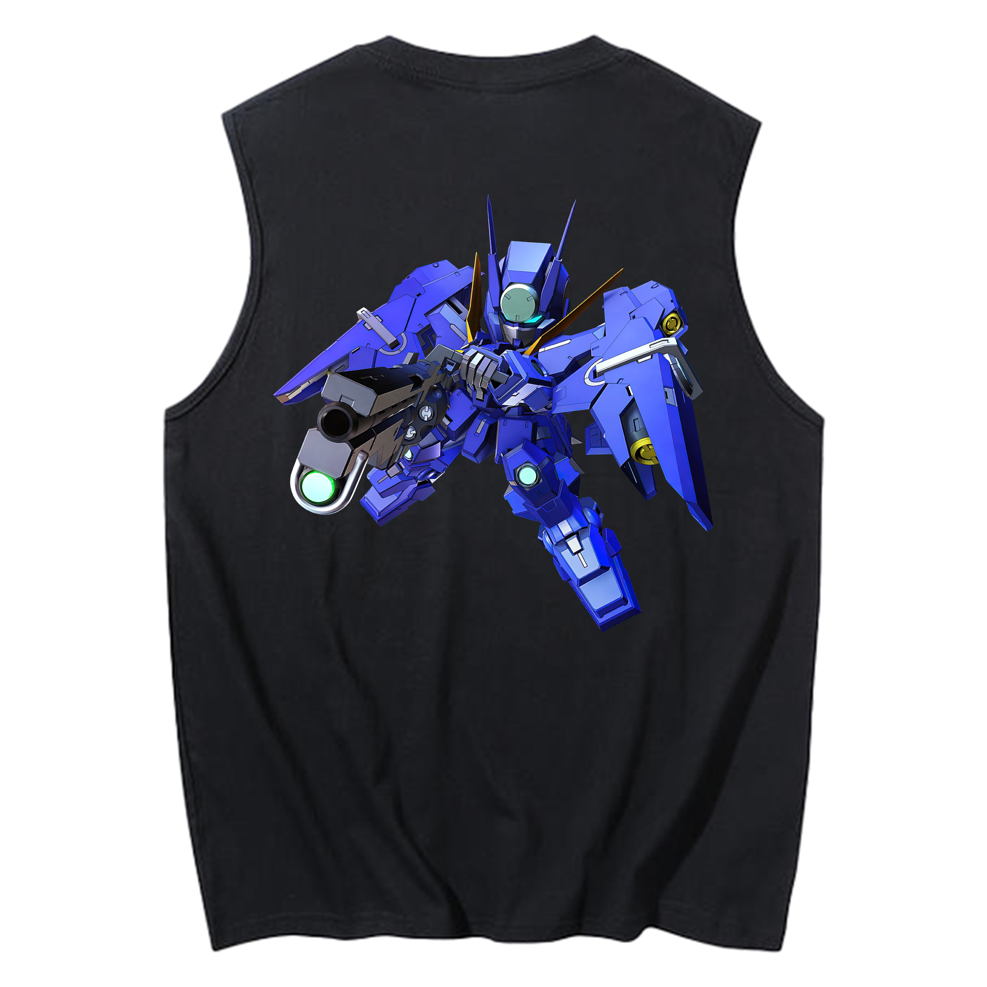 （画像用） 機動戦士ガンダム Mobile Suit Gundam コットン100％タンクトップ（背面プリント）