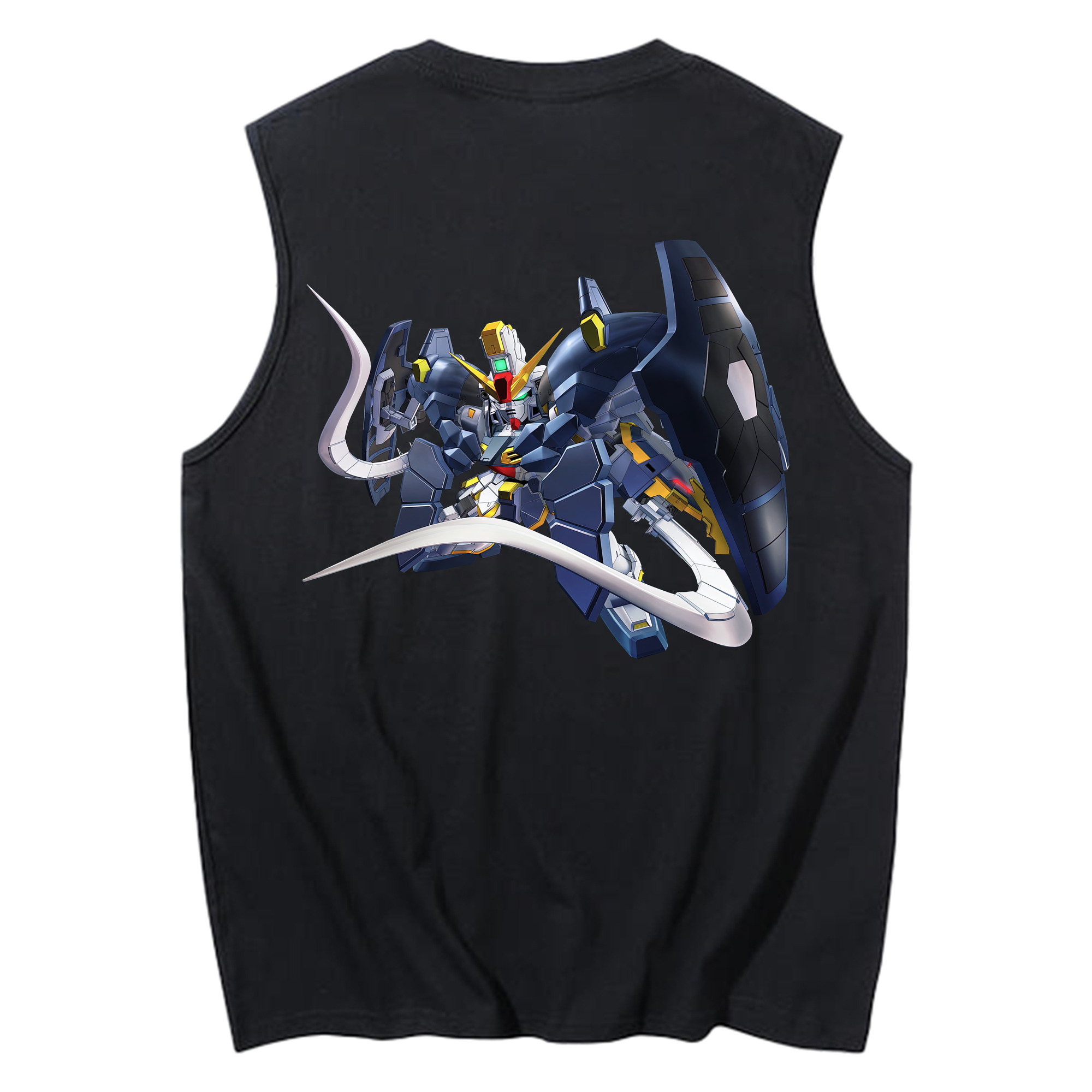 （画像用） 機動戦士ガンダム Mobile Suit Gundam コットン100％タンクトップ（背面プリント）