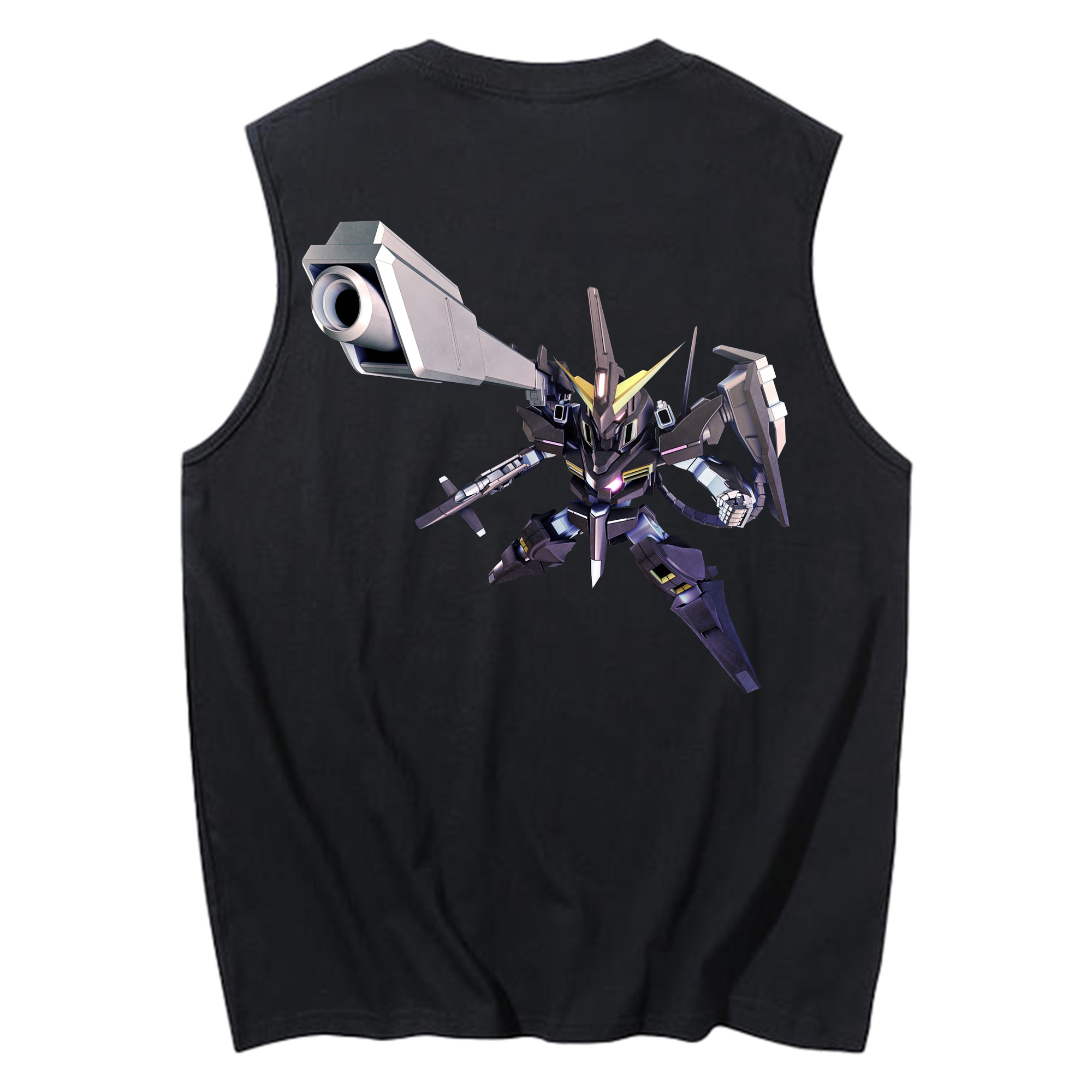 （画像用） 機動戦士ガンダム Mobile Suit Gundam コットン100％タンクトップ（背面プリント）