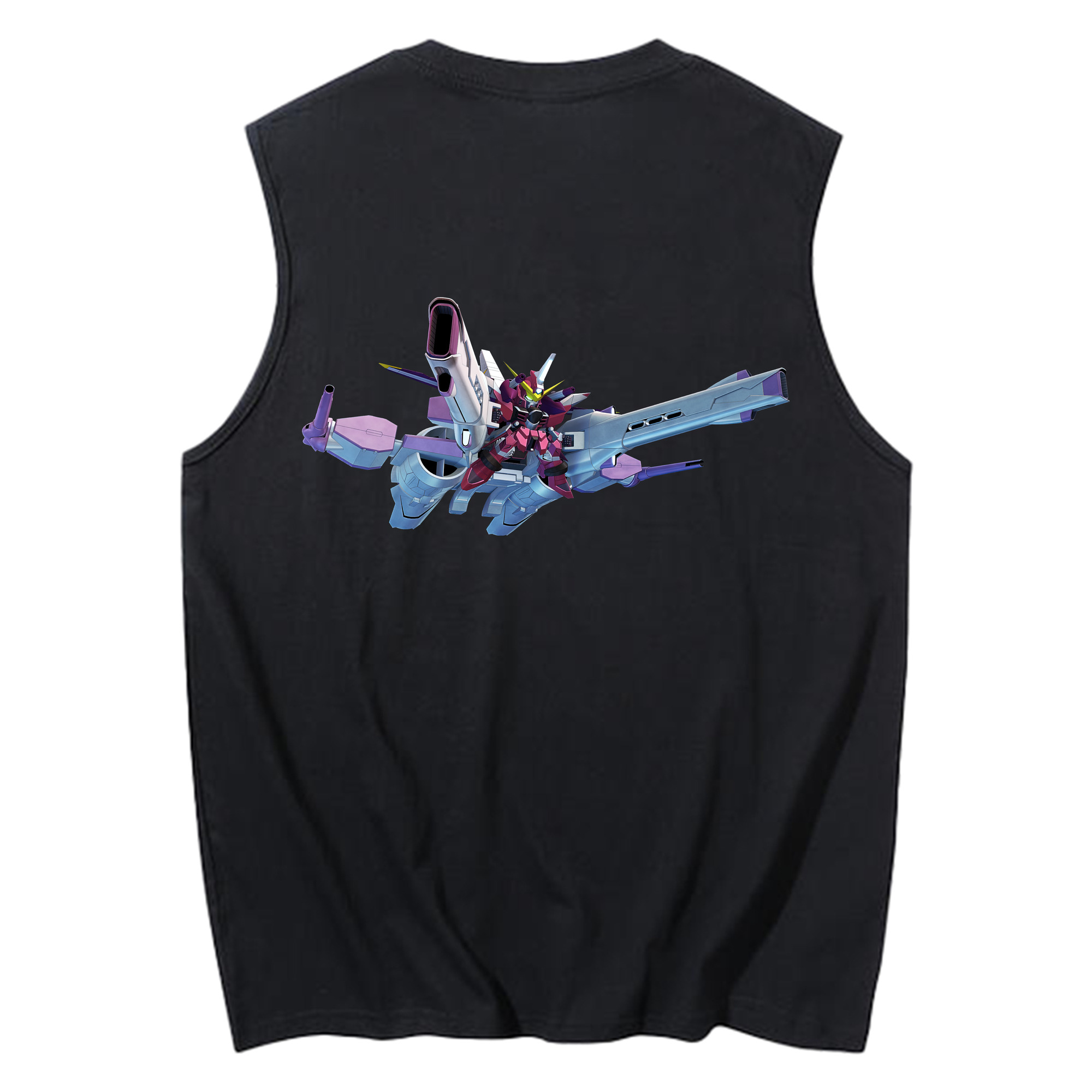 （画像用） 機動戦士ガンダム Mobile Suit Gundam コットン100％タンクトップ（背面プリント）