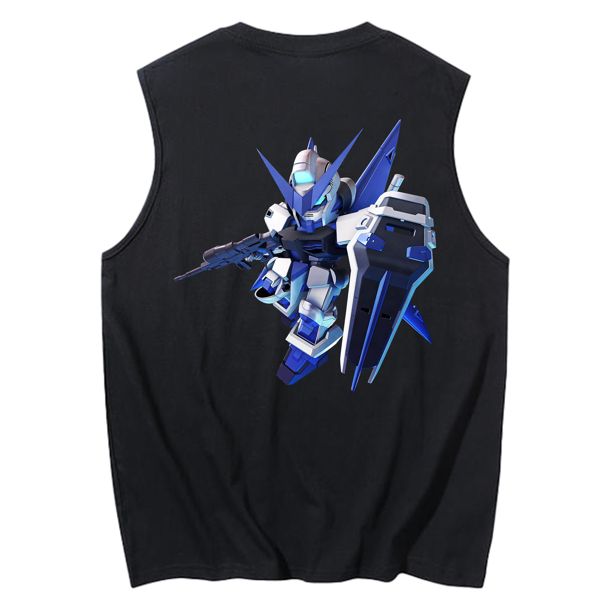 （画像用） 機動戦士ガンダム Mobile Suit Gundam コットン100％タンクトップ（背面プリント）