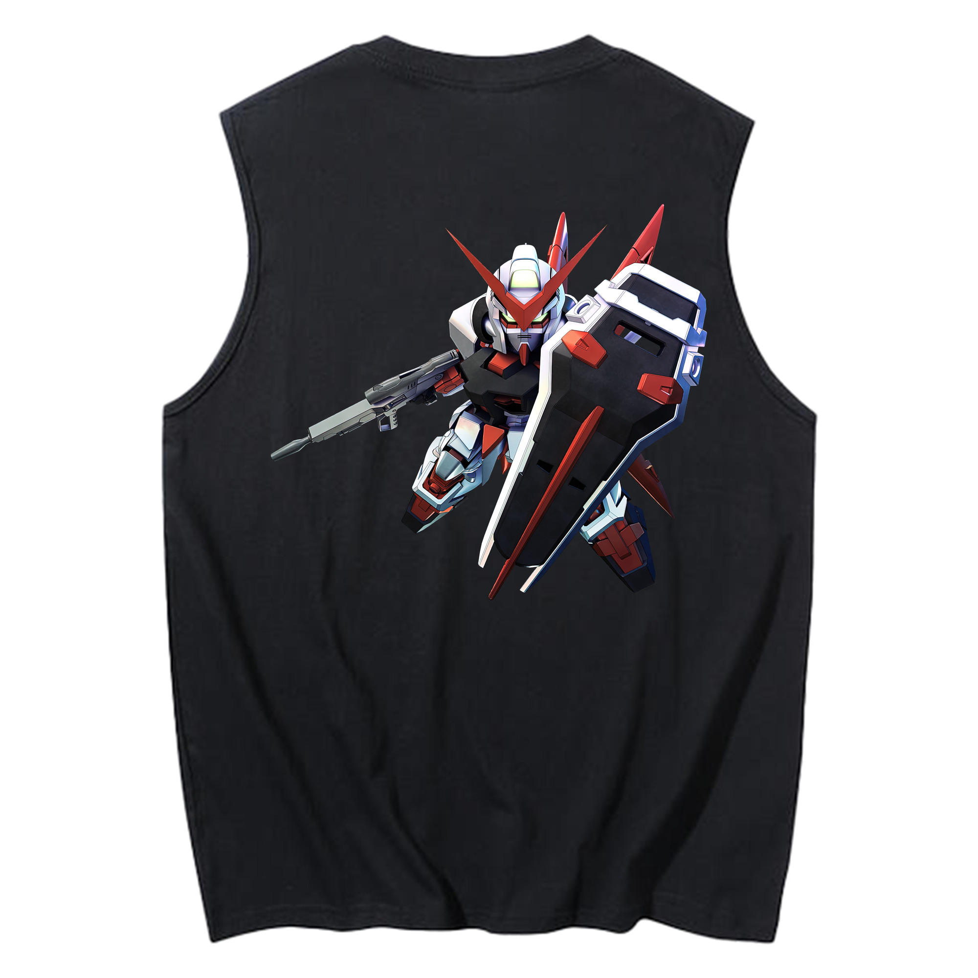 （画像用） 機動戦士ガンダム Mobile Suit Gundam コットン100％タンクトップ（背面プリント）