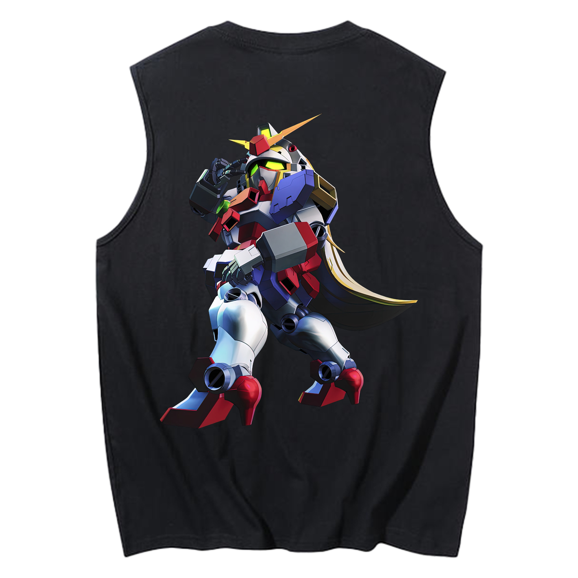 （画像用） 機動戦士ガンダム Mobile Suit Gundam コットン100％タンクトップ（背面プリント）