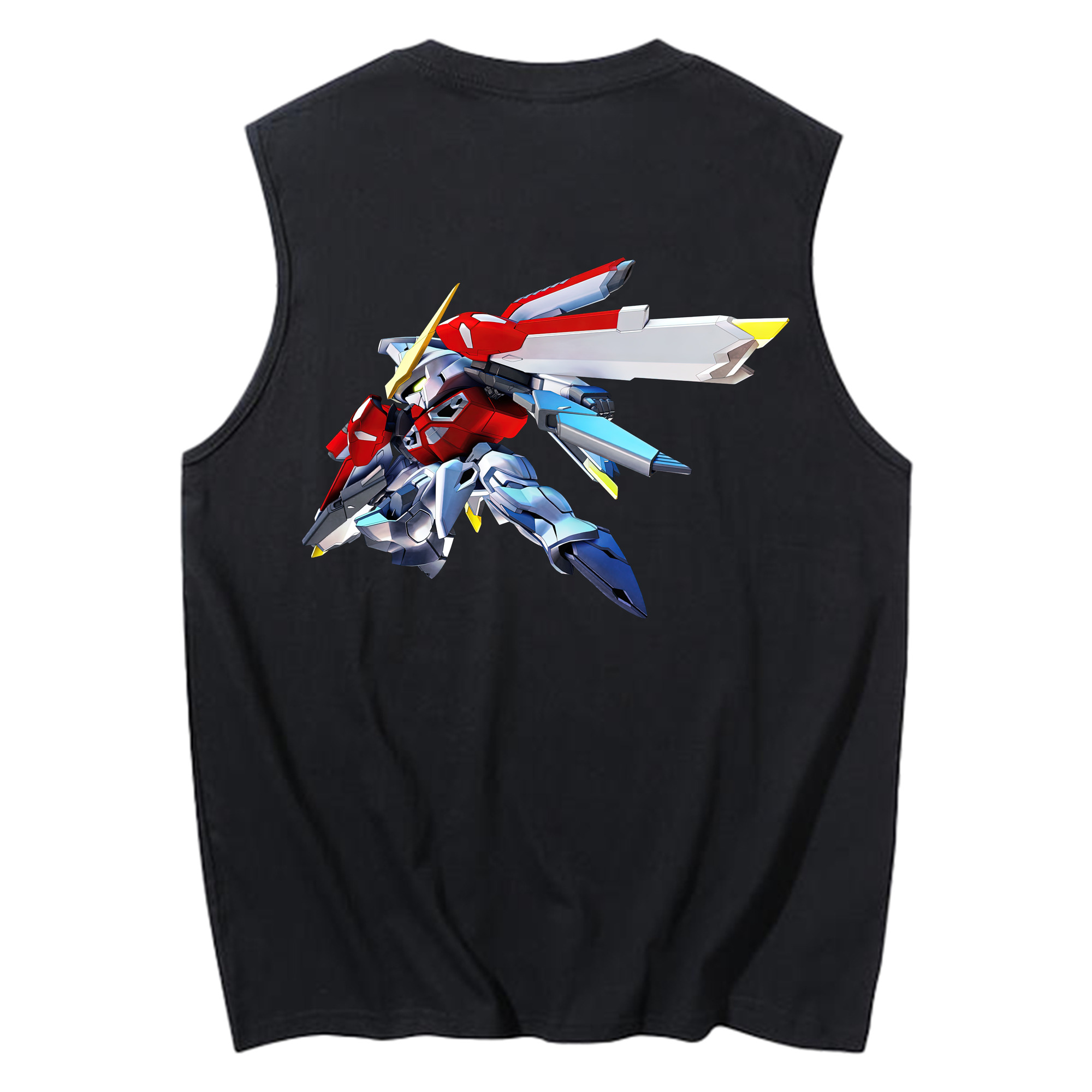 （画像用） 機動戦士ガンダム Mobile Suit Gundam コットン100％タンクトップ（背面プリント）
