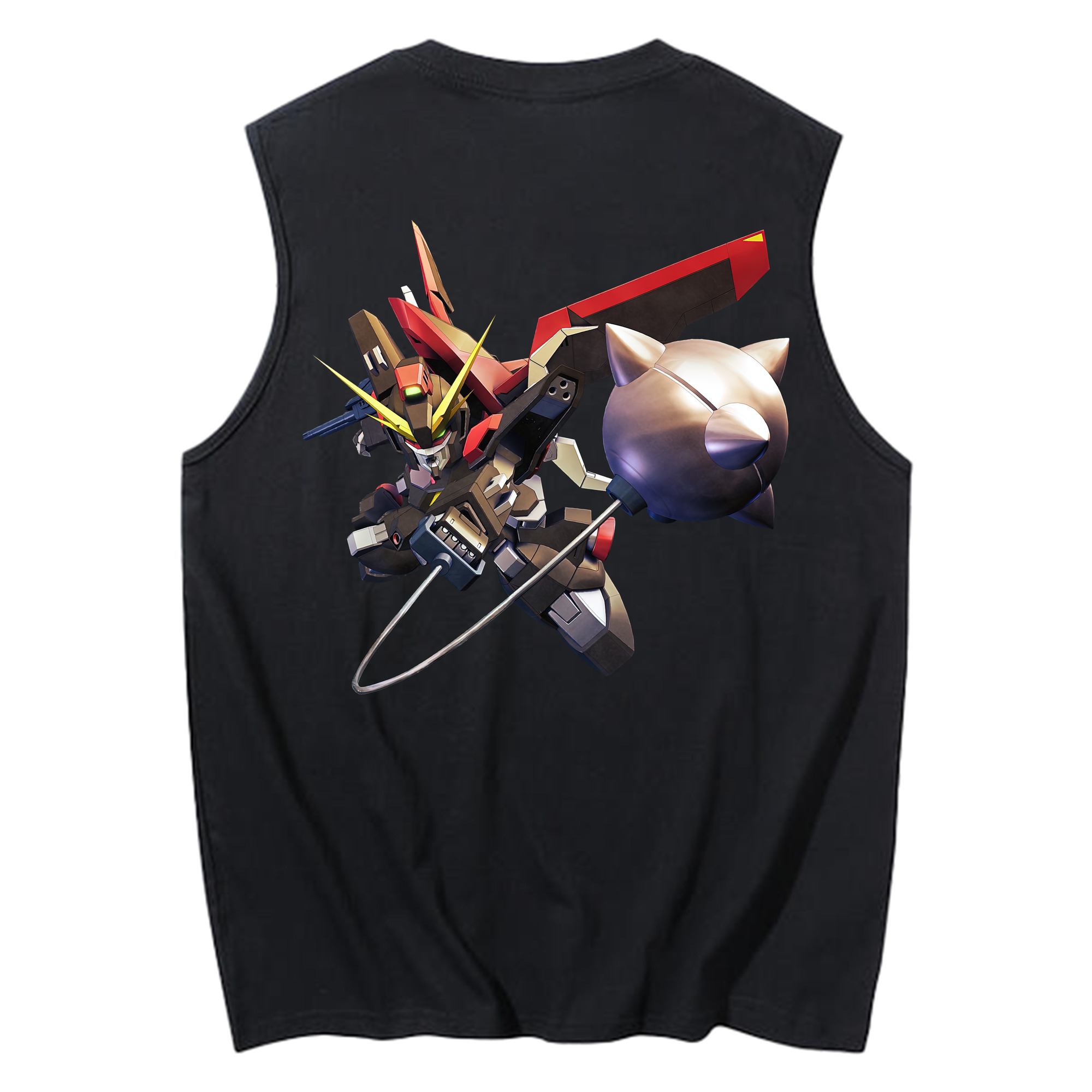 （画像用） 機動戦士ガンダム Mobile Suit Gundam コットン100％タンクトップ（背面プリント）