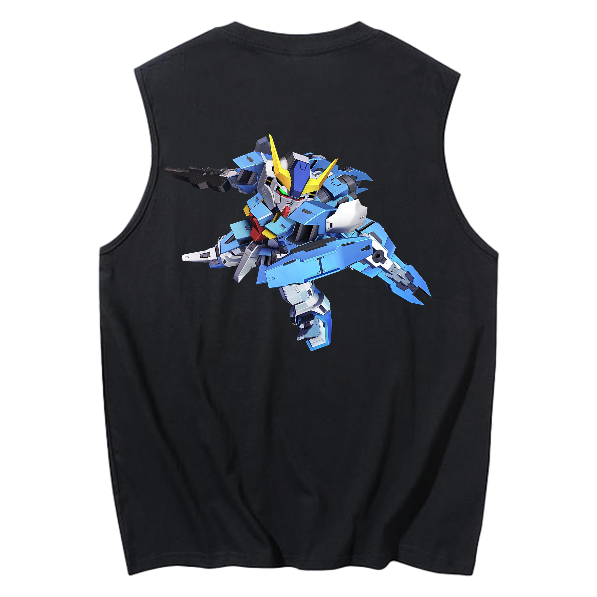 （画像用） 機動戦士ガンダム Mobile Suit Gundam コットン100％タンクトップ（背面プリント）