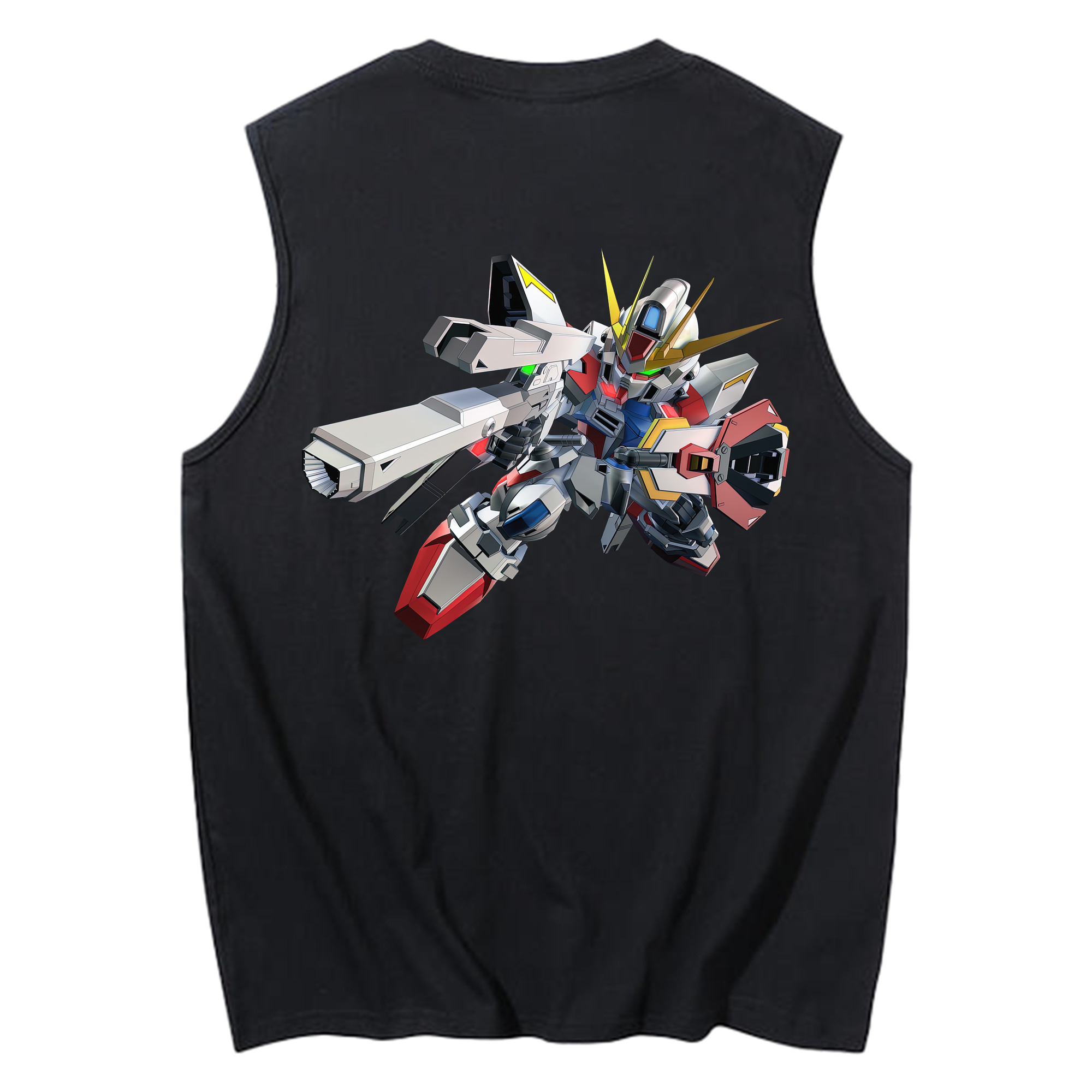（画像用） 機動戦士ガンダム Mobile Suit Gundam コットン100％タンクトップ（背面プリント）