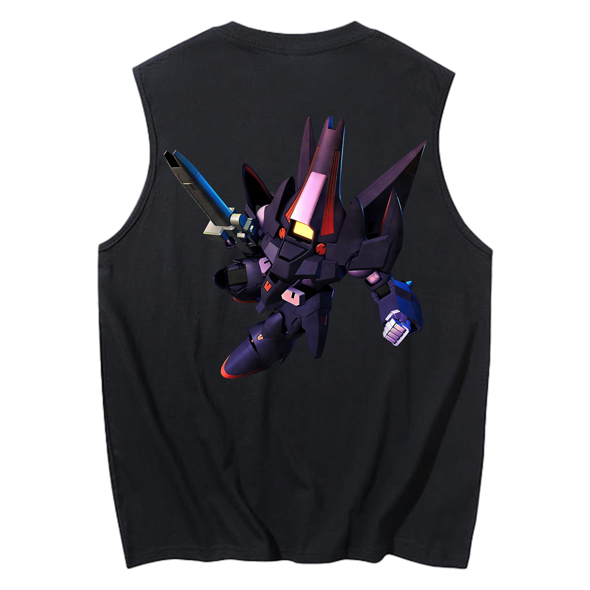 （画像用） 機動戦士ガンダム Mobile Suit Gundam コットン100％タンクトップ（背面プリント）