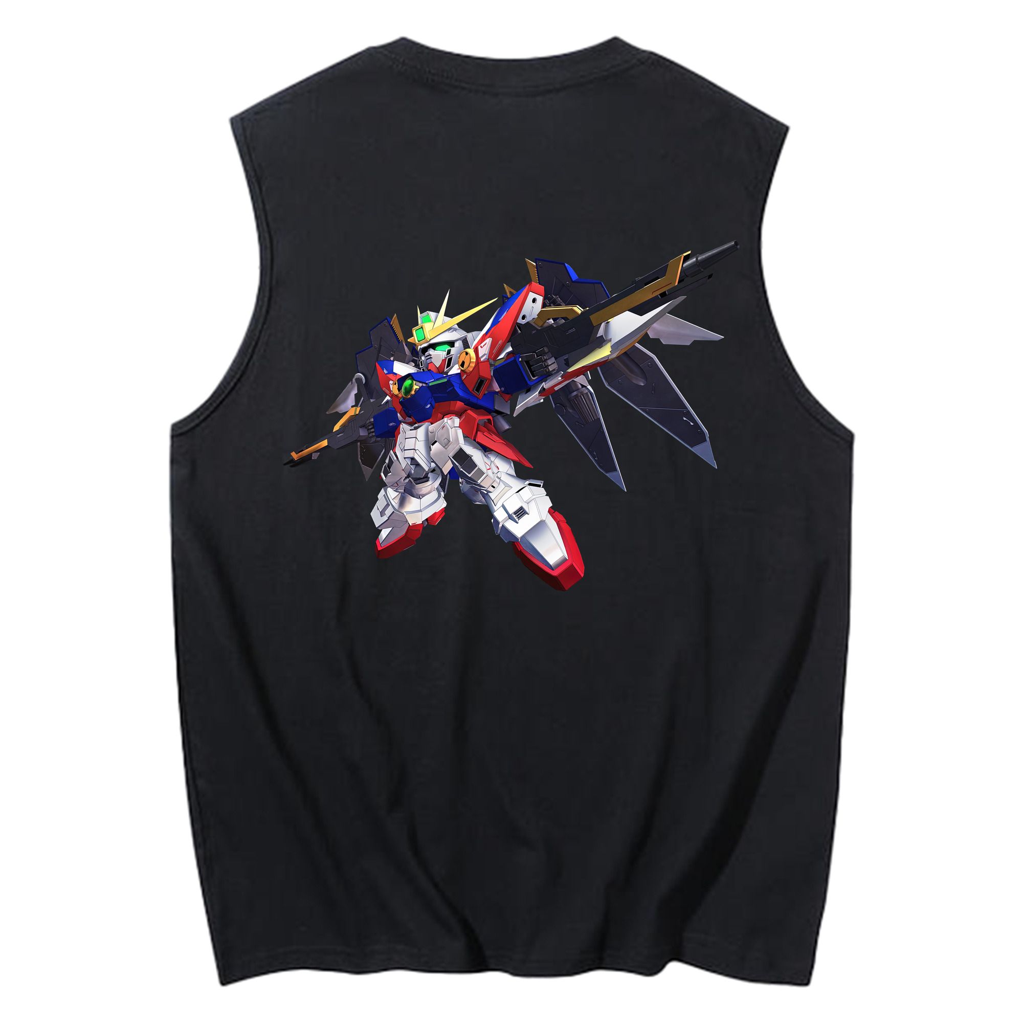 （画像用） 機動戦士ガンダム Mobile Suit Gundam コットン100％タンクトップ（背面プリント）