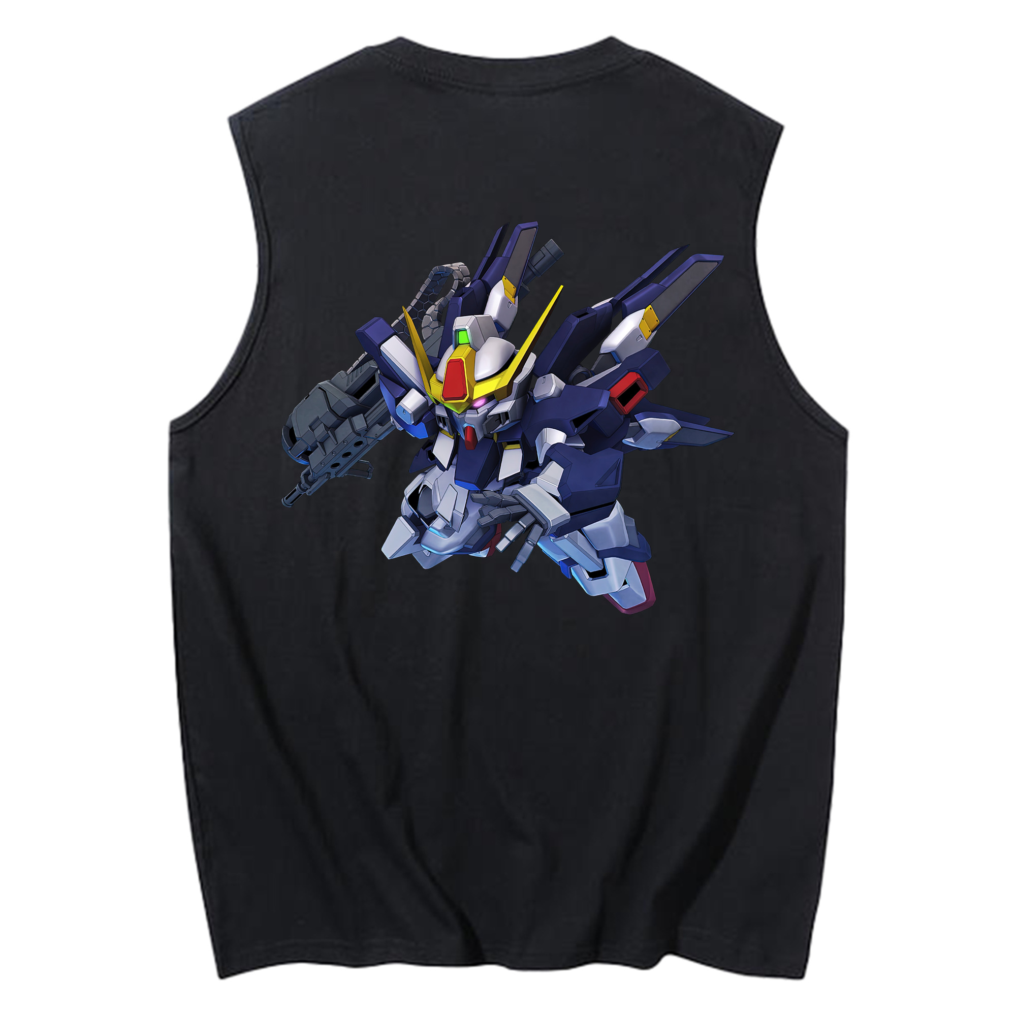 （画像用） 機動戦士ガンダム Mobile Suit Gundam コットン100％タンクトップ（背面プリント）
