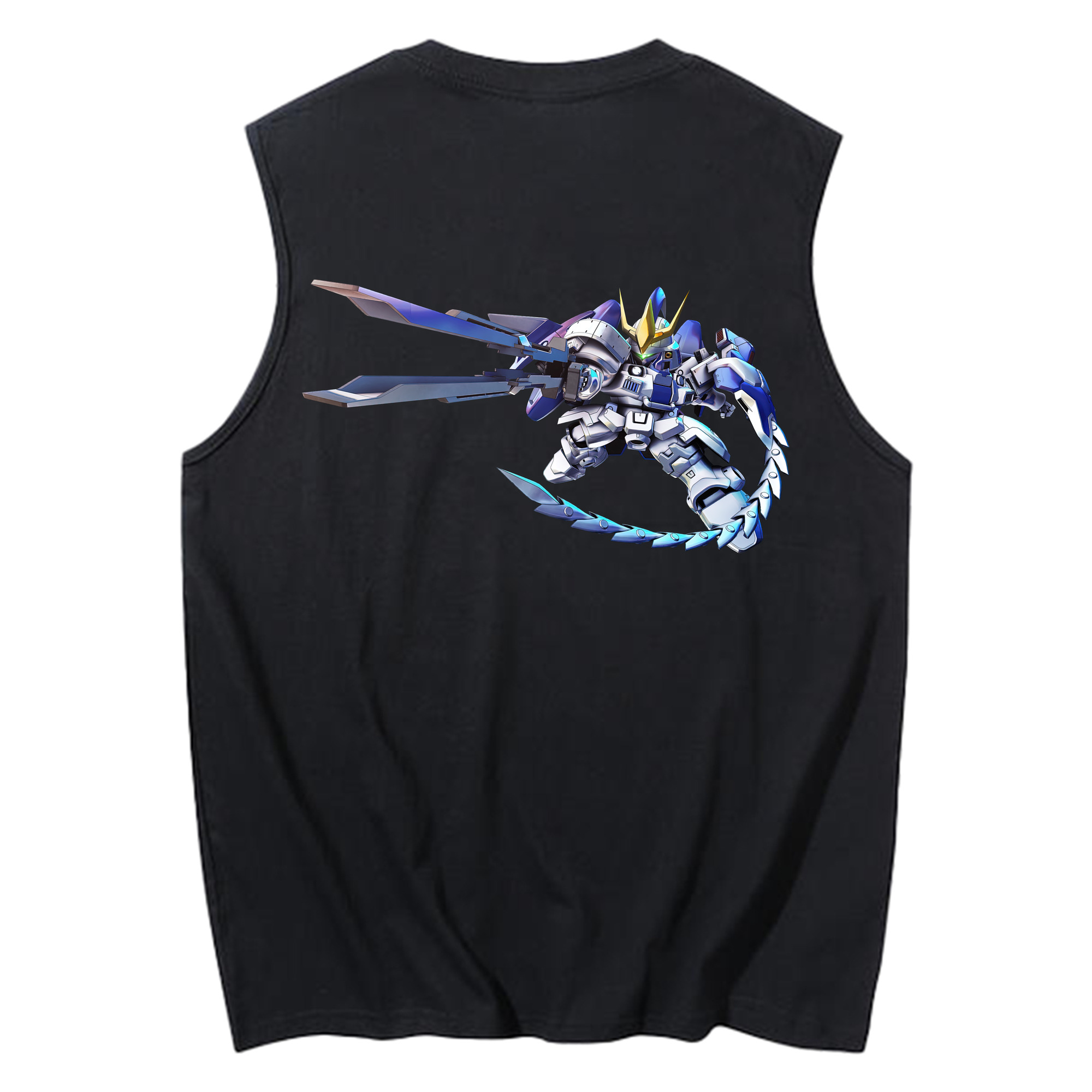 （画像用） 機動戦士ガンダム Mobile Suit Gundam コットン100％タンクトップ（背面プリント）