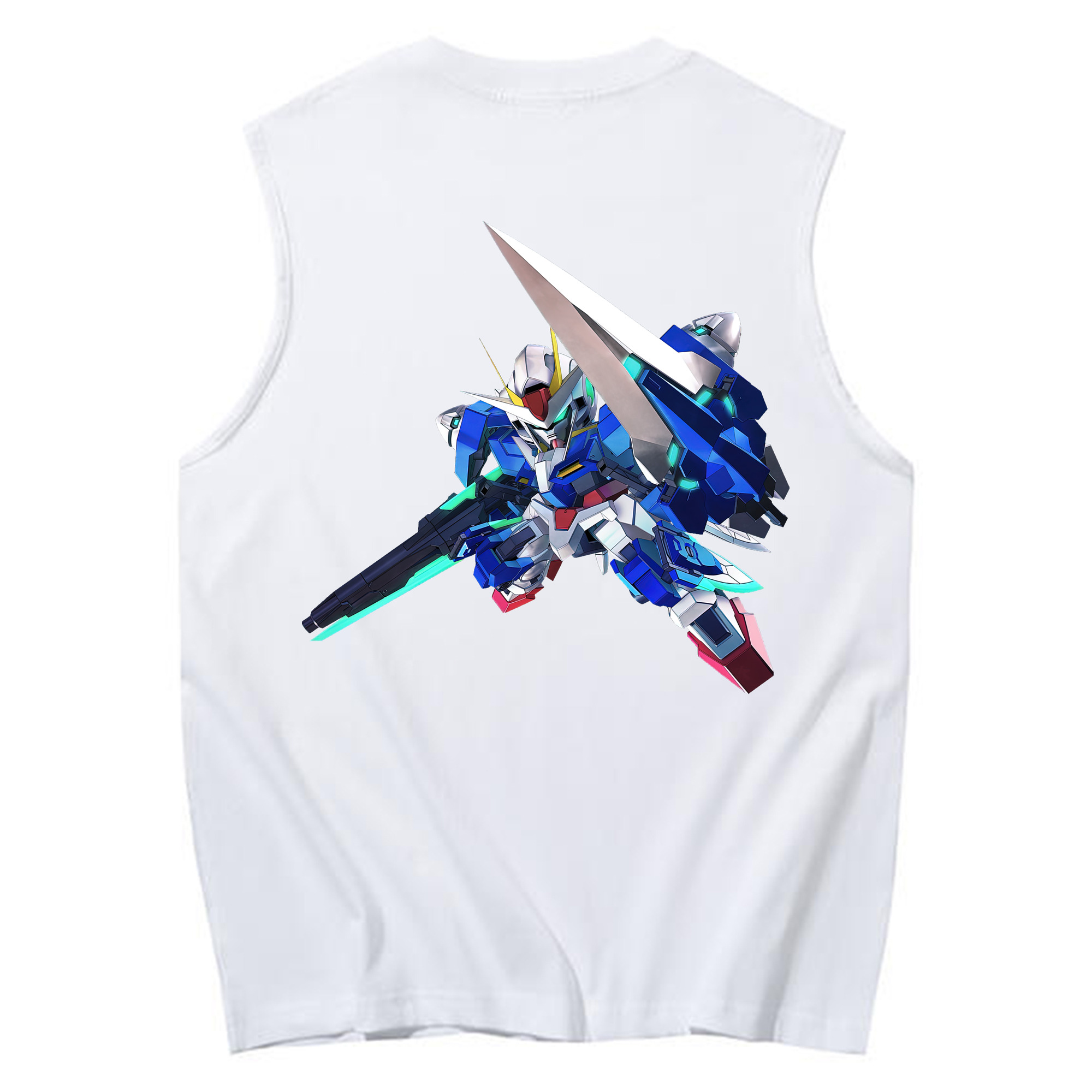 （画像用） 機動戦士ガンダム Mobile Suit Gundam コットン100％タンクトップ（背面プリント）