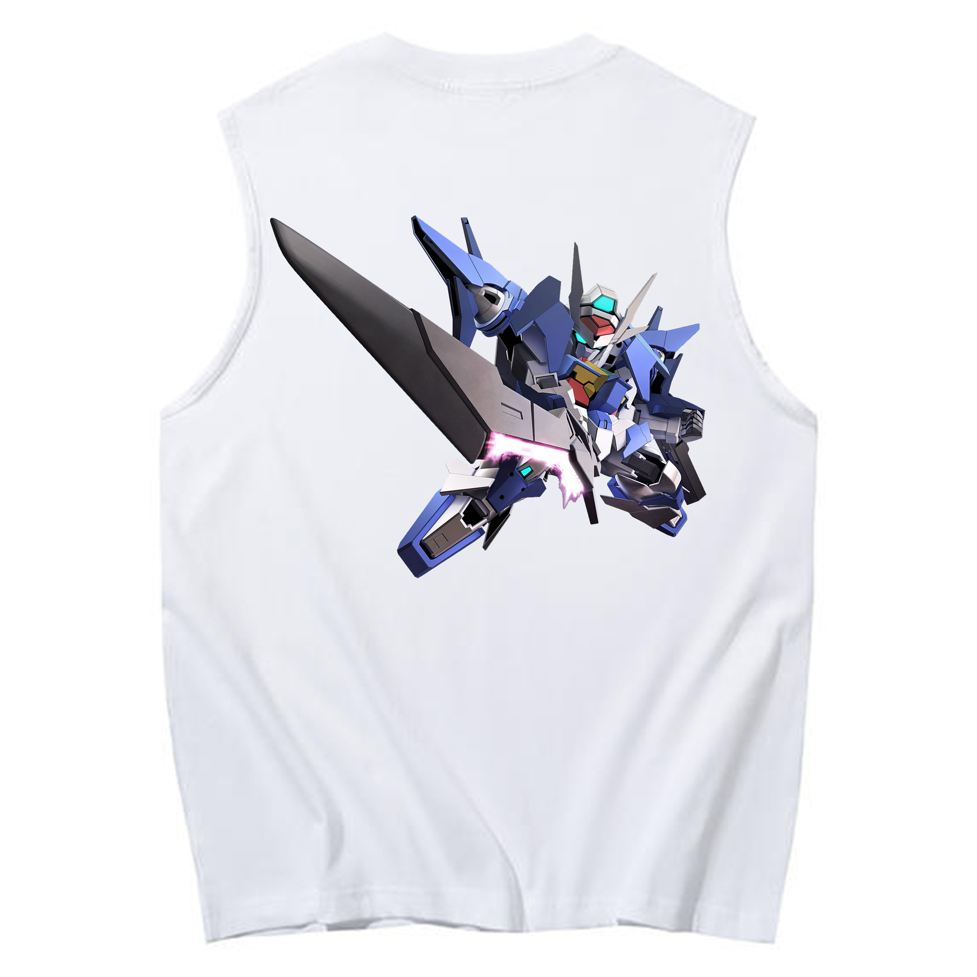 （画像用） 機動戦士ガンダム Mobile Suit Gundam コットン100％タンクトップ（背面プリント）