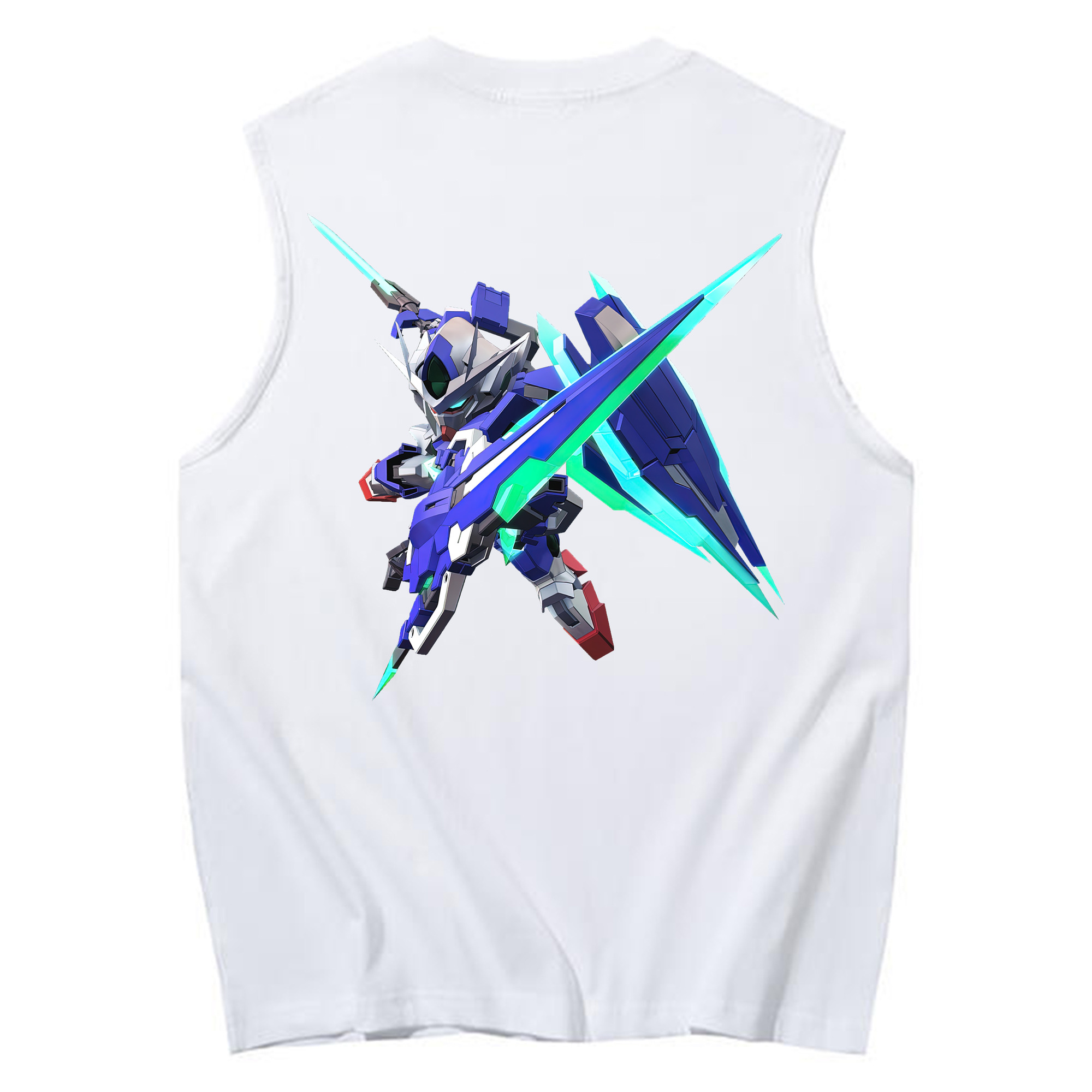 （画像用） 機動戦士ガンダム Mobile Suit Gundam コットン100％タンクトップ（背面プリント）