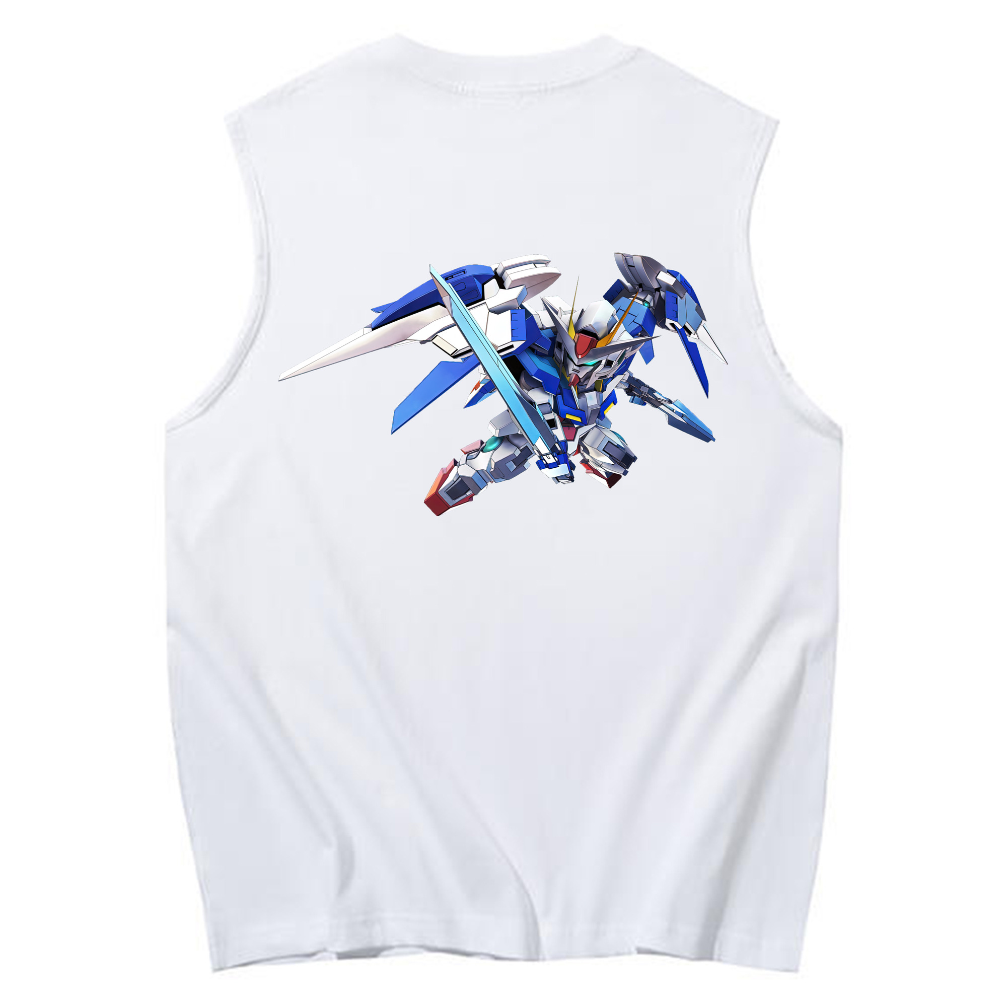 （画像用） 機動戦士ガンダム Mobile Suit Gundam コットン100％タンクトップ（背面プリント）