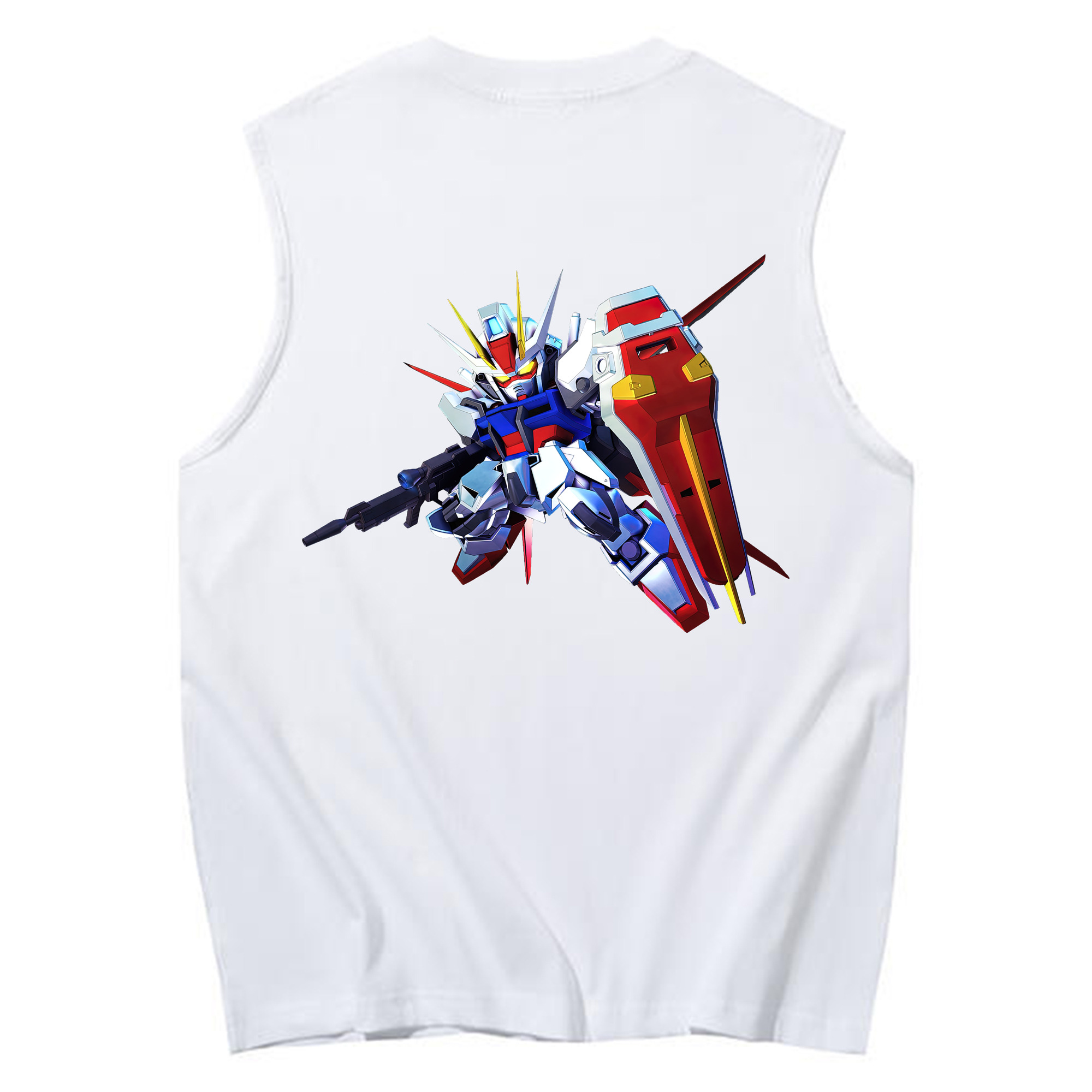 （画像用） 機動戦士ガンダム Mobile Suit Gundam コットン100％タンクトップ（背面プリント）