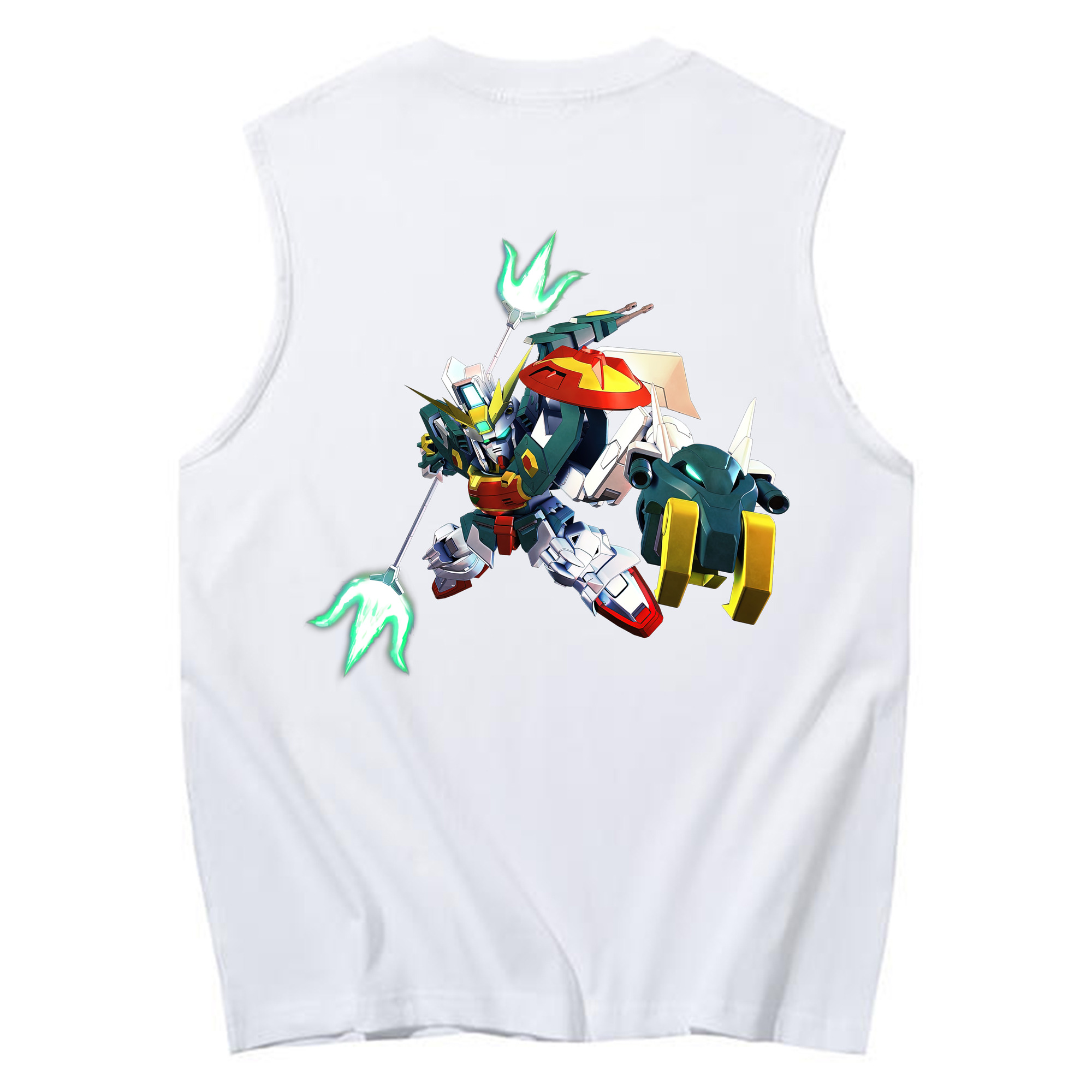 （画像用） 機動戦士ガンダム Mobile Suit Gundam コットン100％タンクトップ（背面プリント）