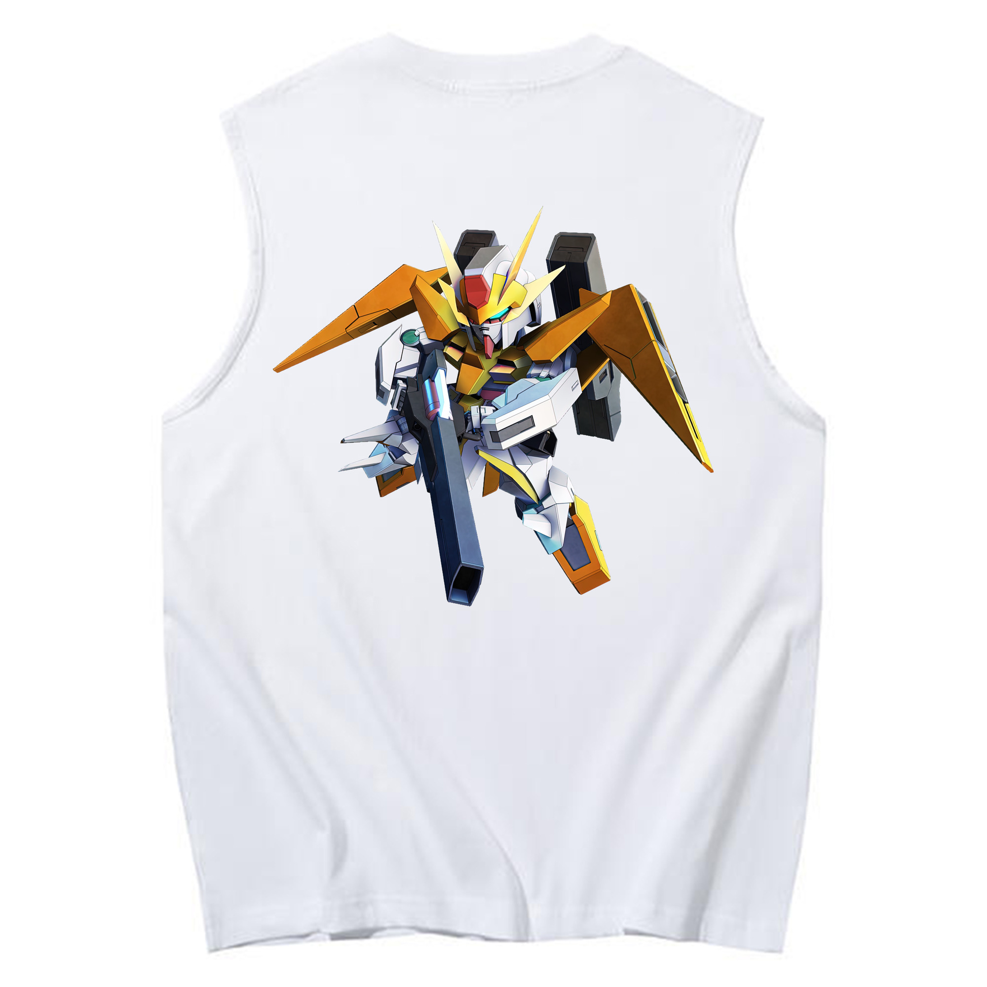（画像用） 機動戦士ガンダム Mobile Suit Gundam コットン100％タンクトップ（背面プリント）