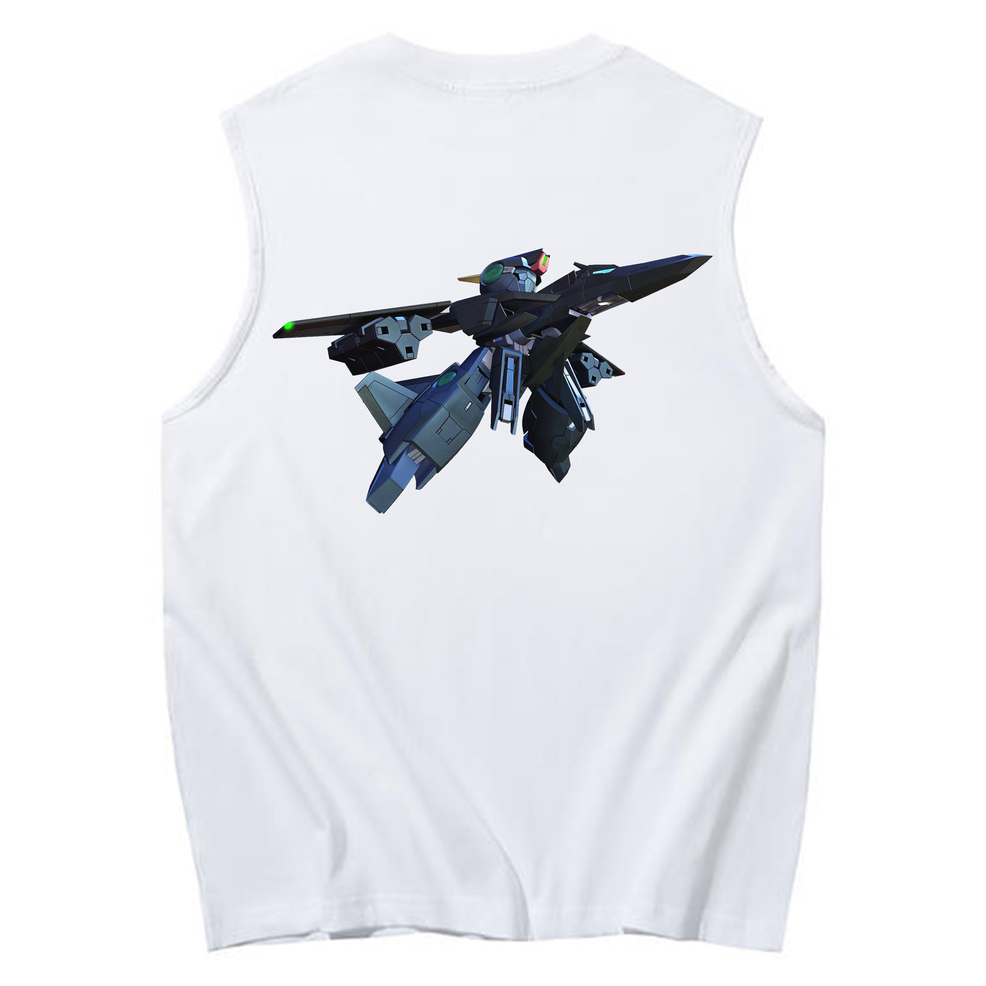 （画像用） 機動戦士ガンダム Mobile Suit Gundam コットン100％タンクトップ（背面プリント）