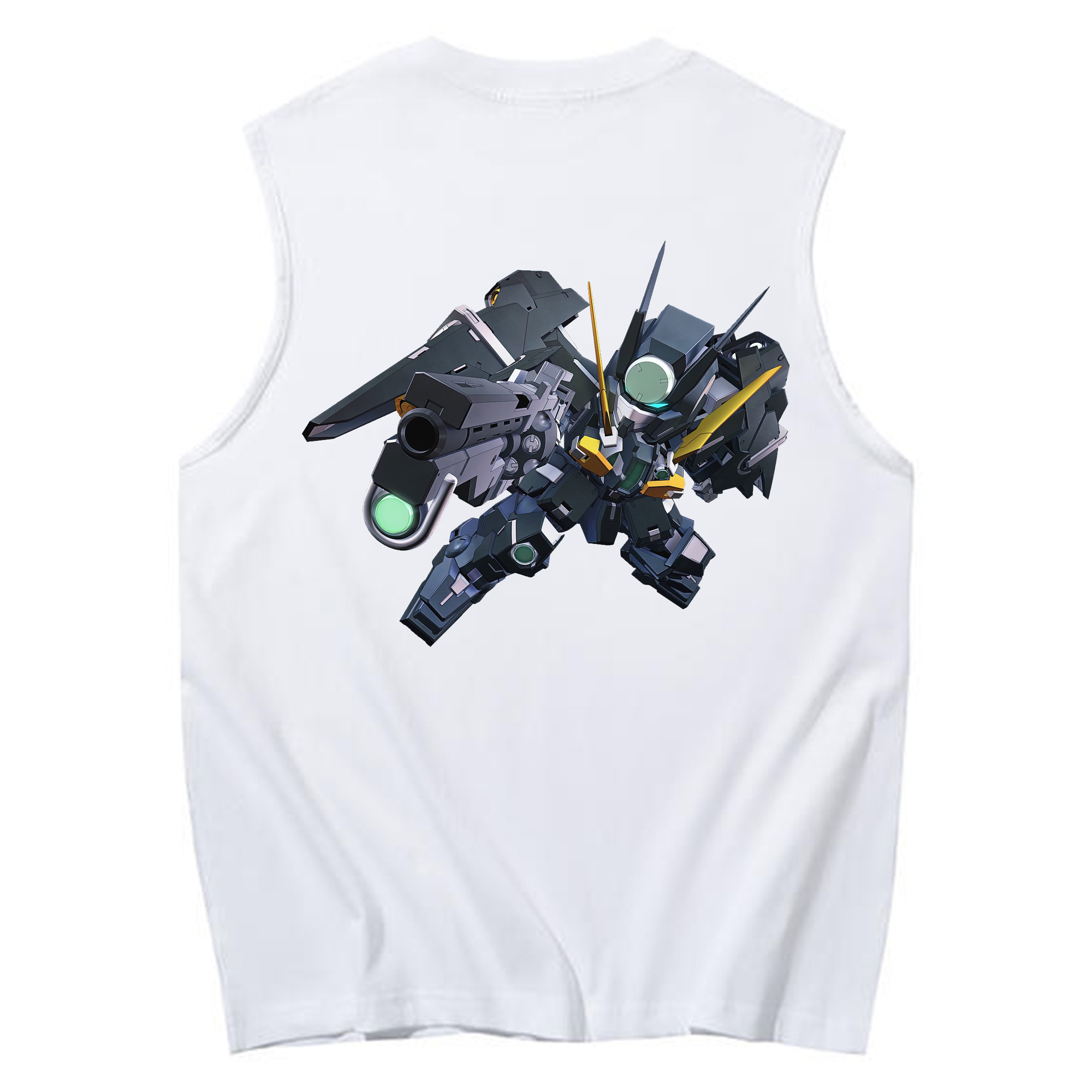 （画像用） 機動戦士ガンダム Mobile Suit Gundam コットン100％タンクトップ（背面プリント）