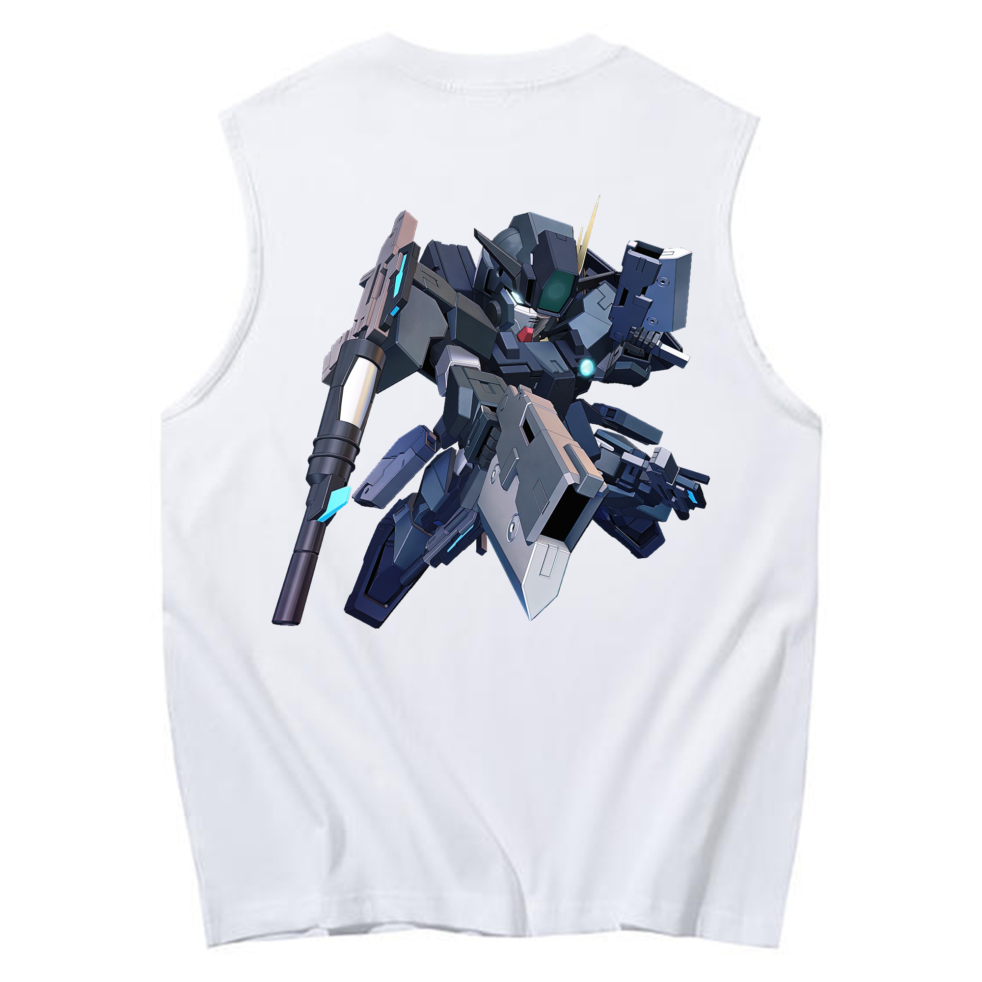 （画像用） 機動戦士ガンダム Mobile Suit Gundam コットン100％タンクトップ（背面プリント）