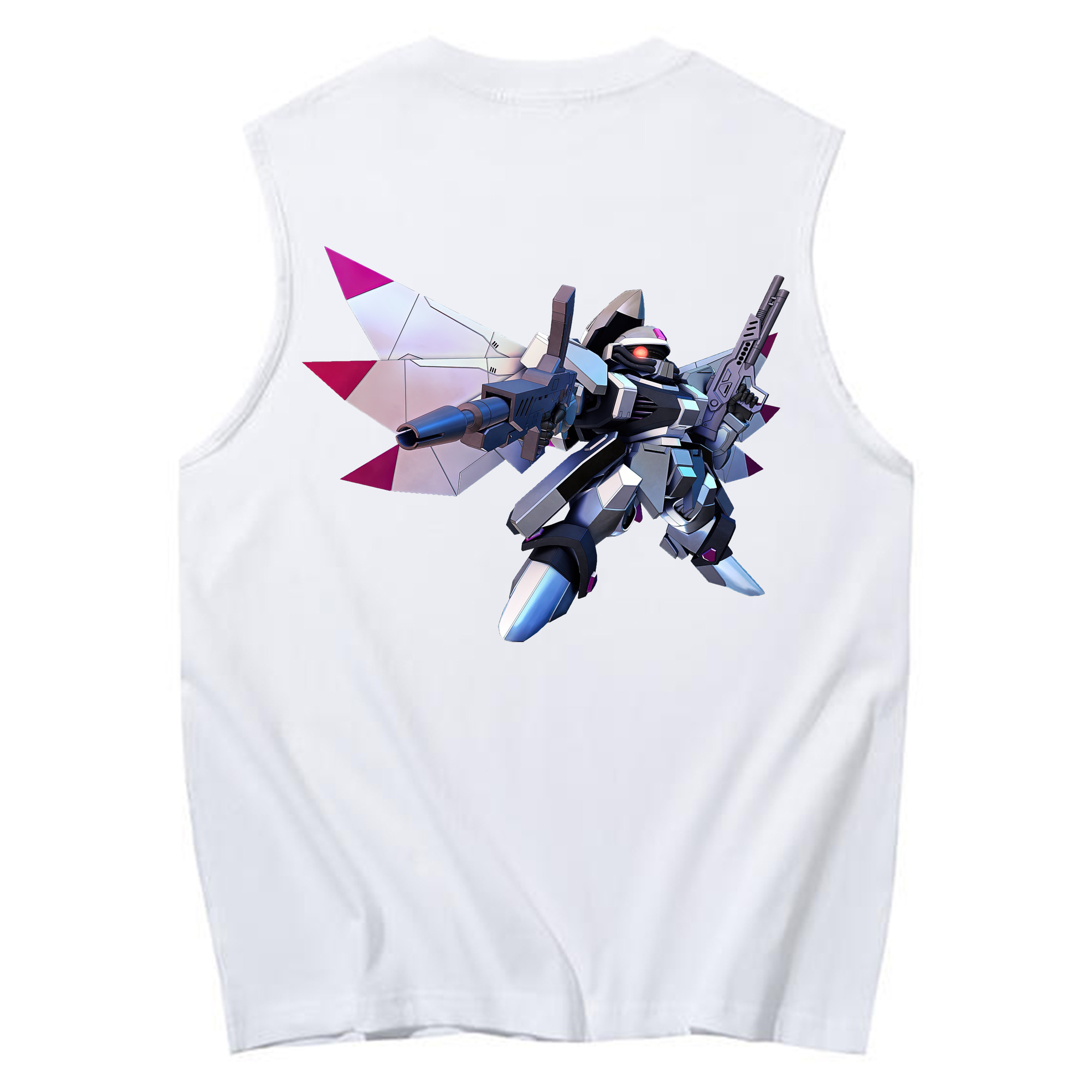 （画像用） 機動戦士ガンダム Mobile Suit Gundam コットン100％タンクトップ（背面プリント）