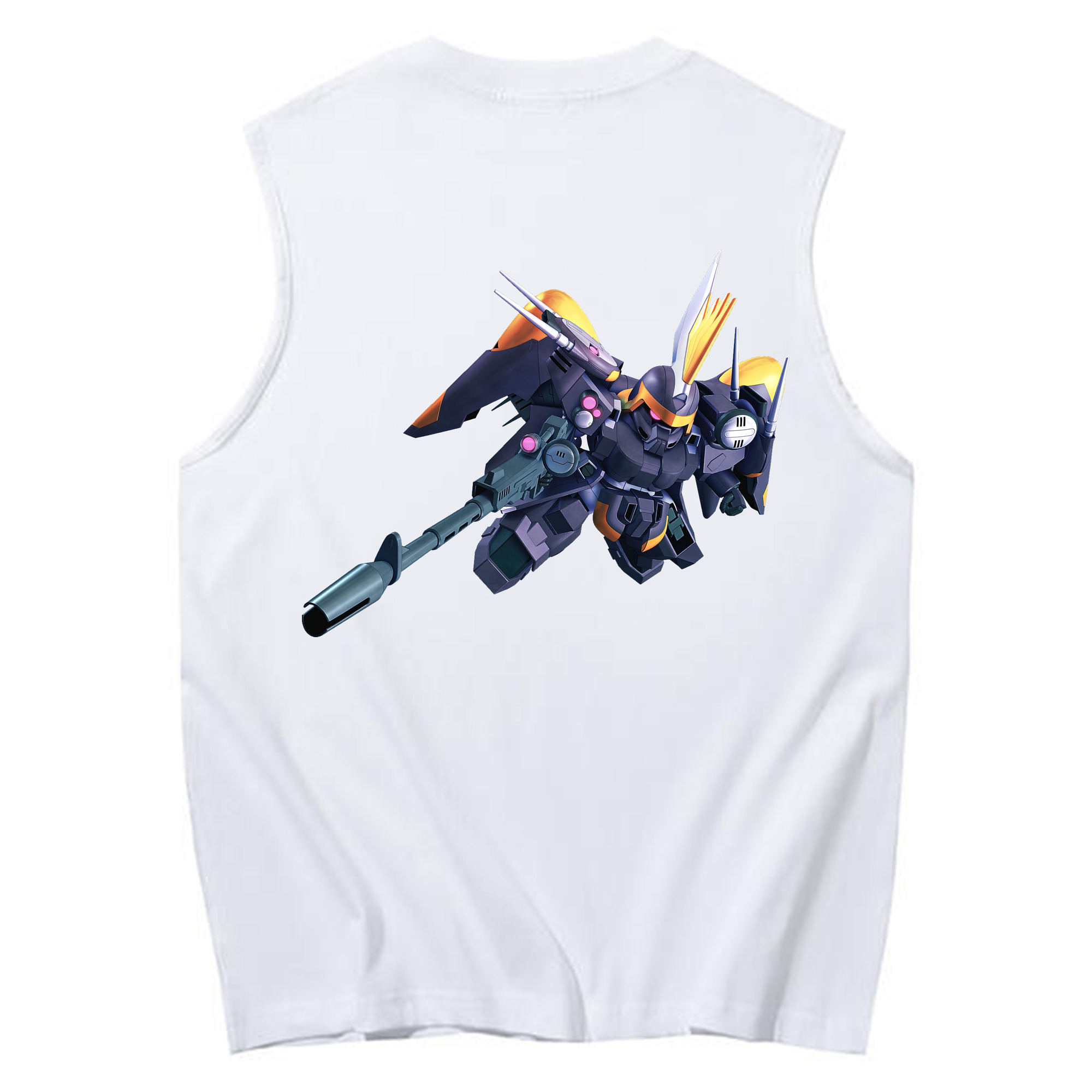 （画像用） 機動戦士ガンダム Mobile Suit Gundam コットン100％タンクトップ（背面プリント）