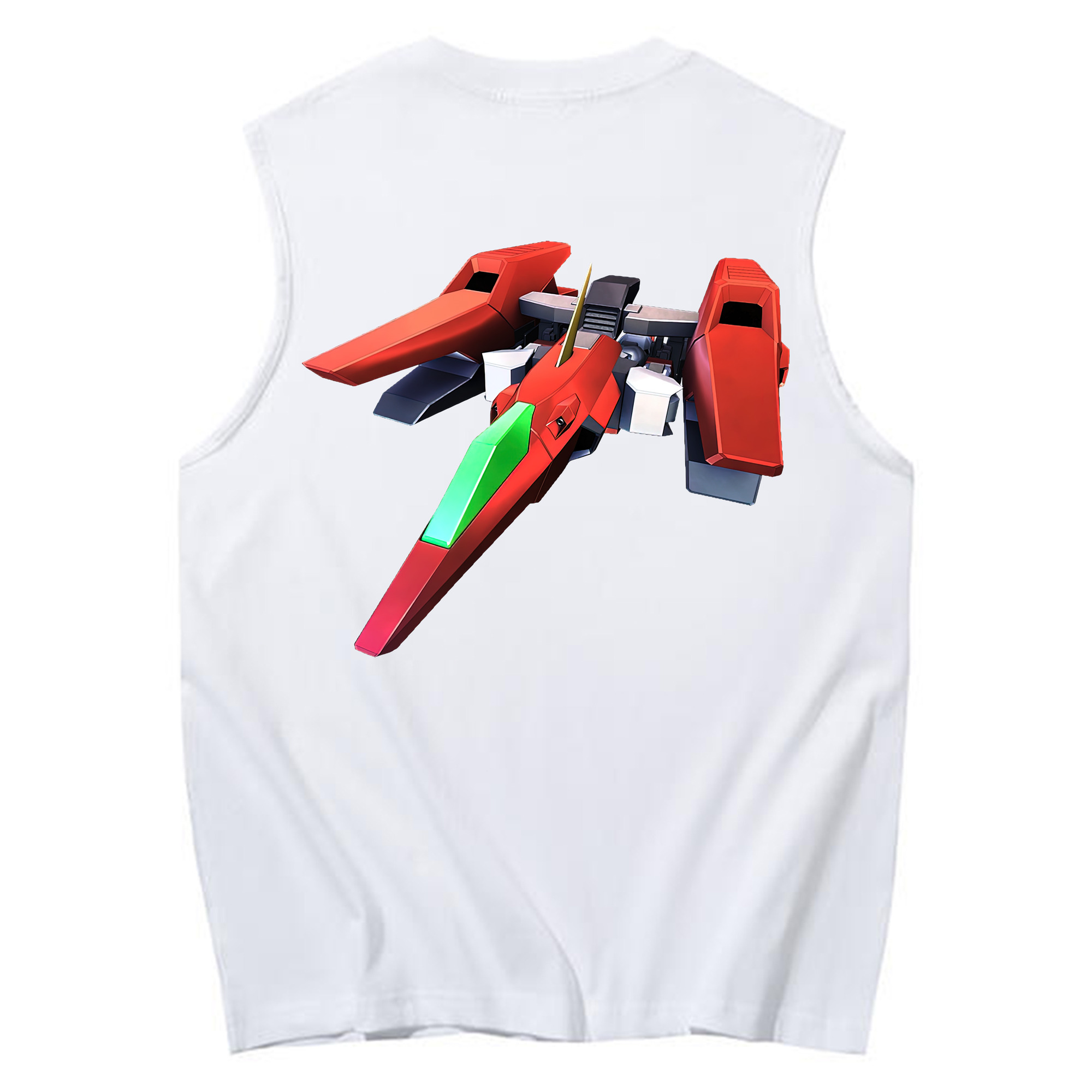 （画像用） 機動戦士ガンダム Mobile Suit Gundam コットン100％タンクトップ（背面プリント）