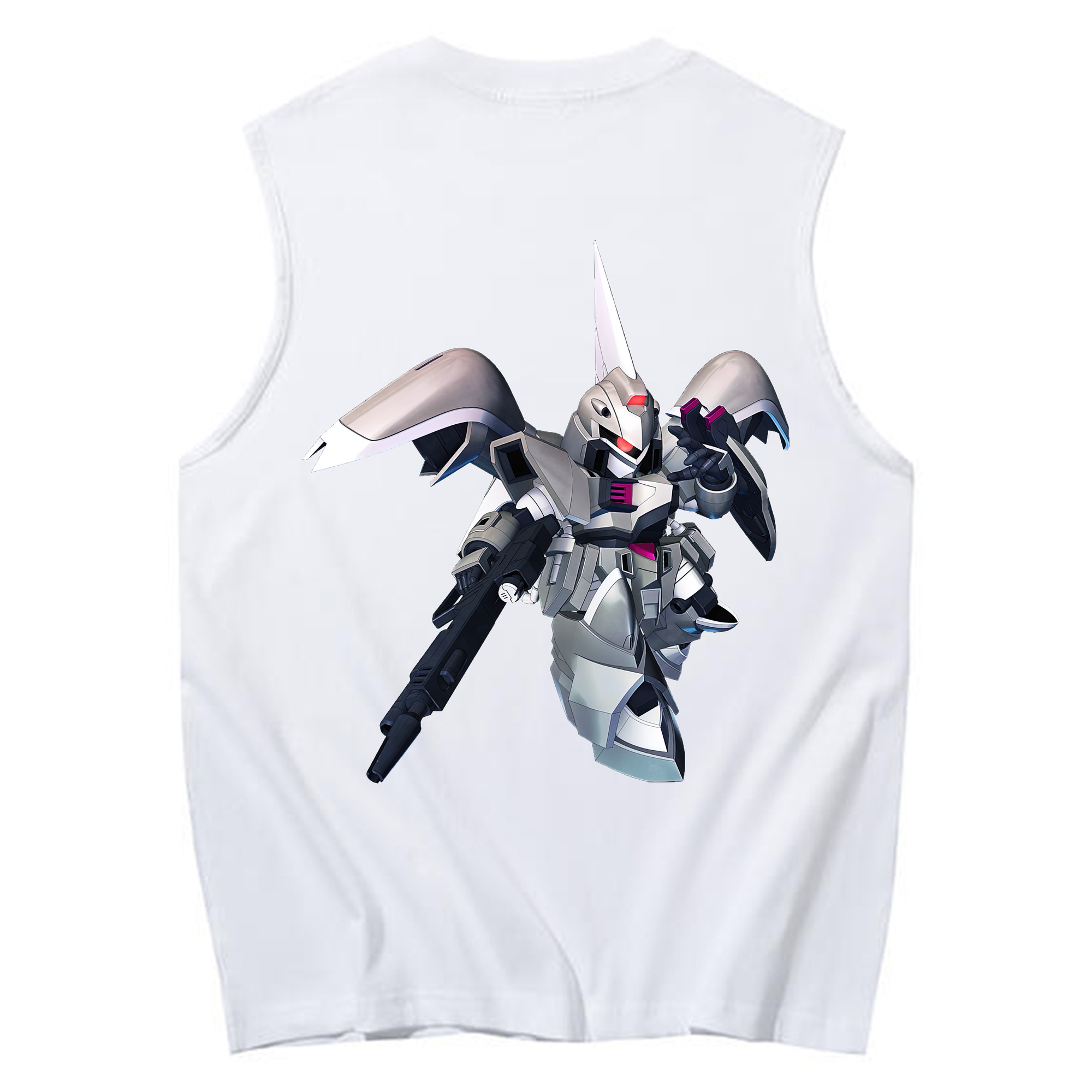 （画像用） 機動戦士ガンダム Mobile Suit Gundam コットン100％タンクトップ（背面プリント）
