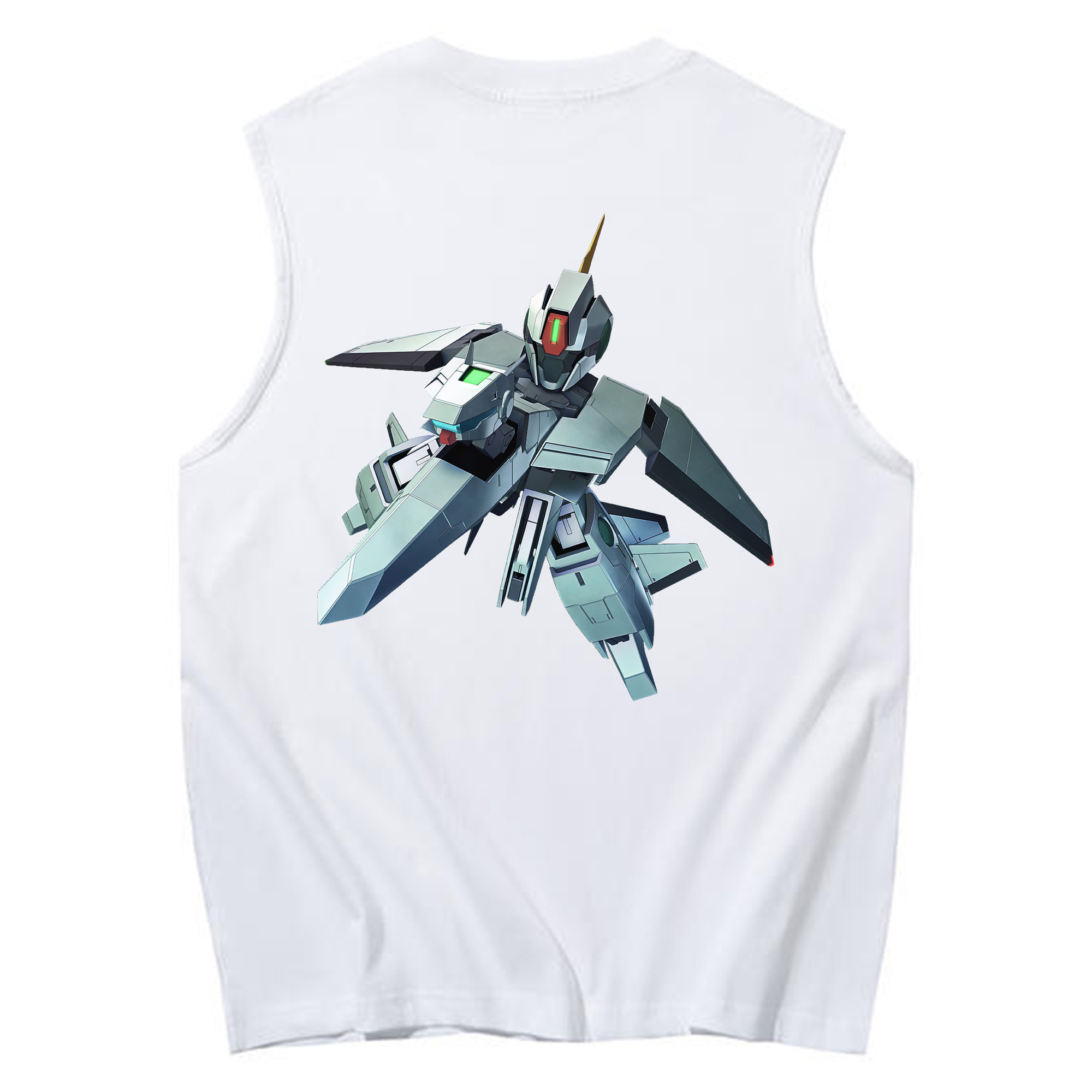 （画像用） 機動戦士ガンダム Mobile Suit Gundam コットン100％タンクトップ（背面プリント）