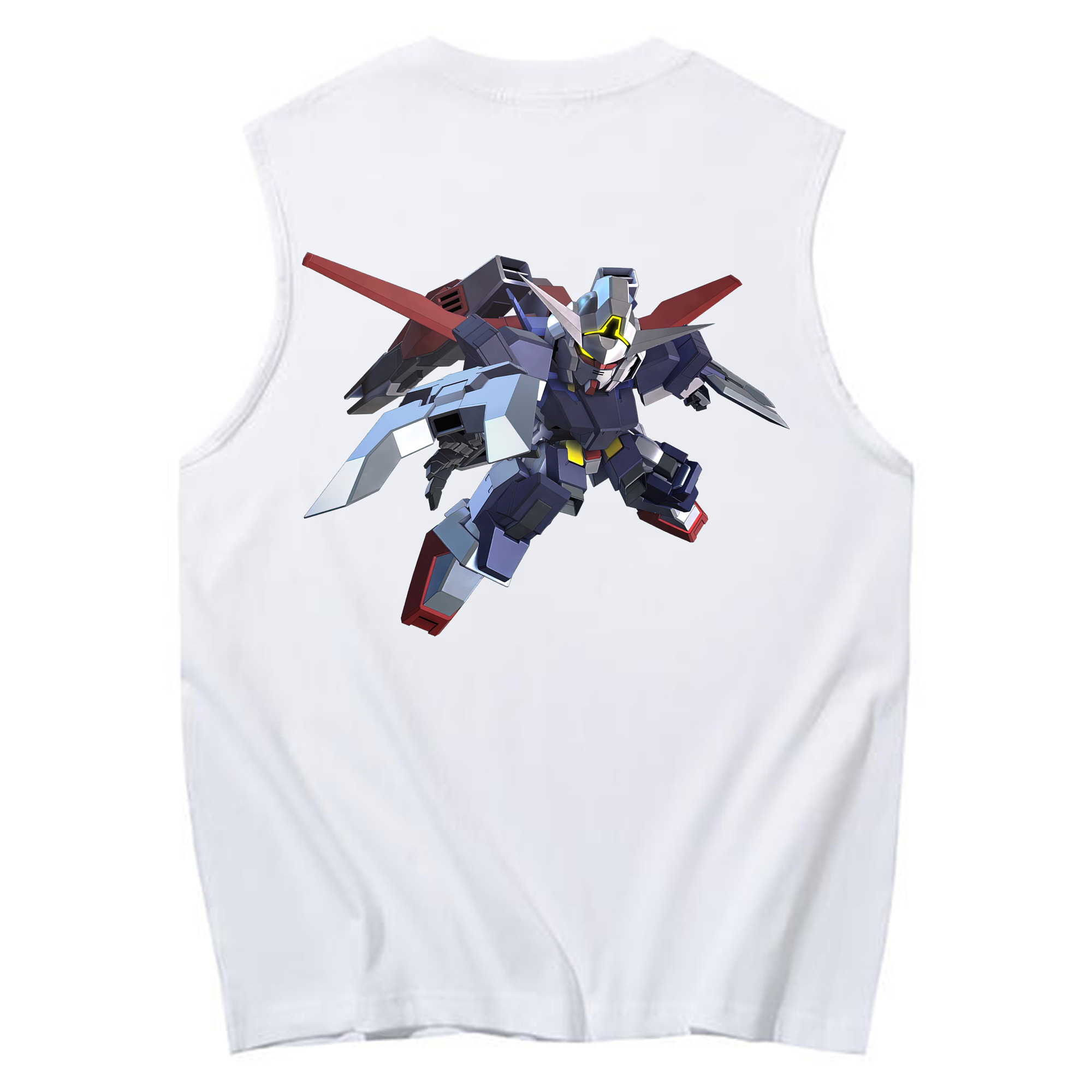 （画像用） 機動戦士ガンダム Mobile Suit Gundam コットン100％タンクトップ（背面プリント）