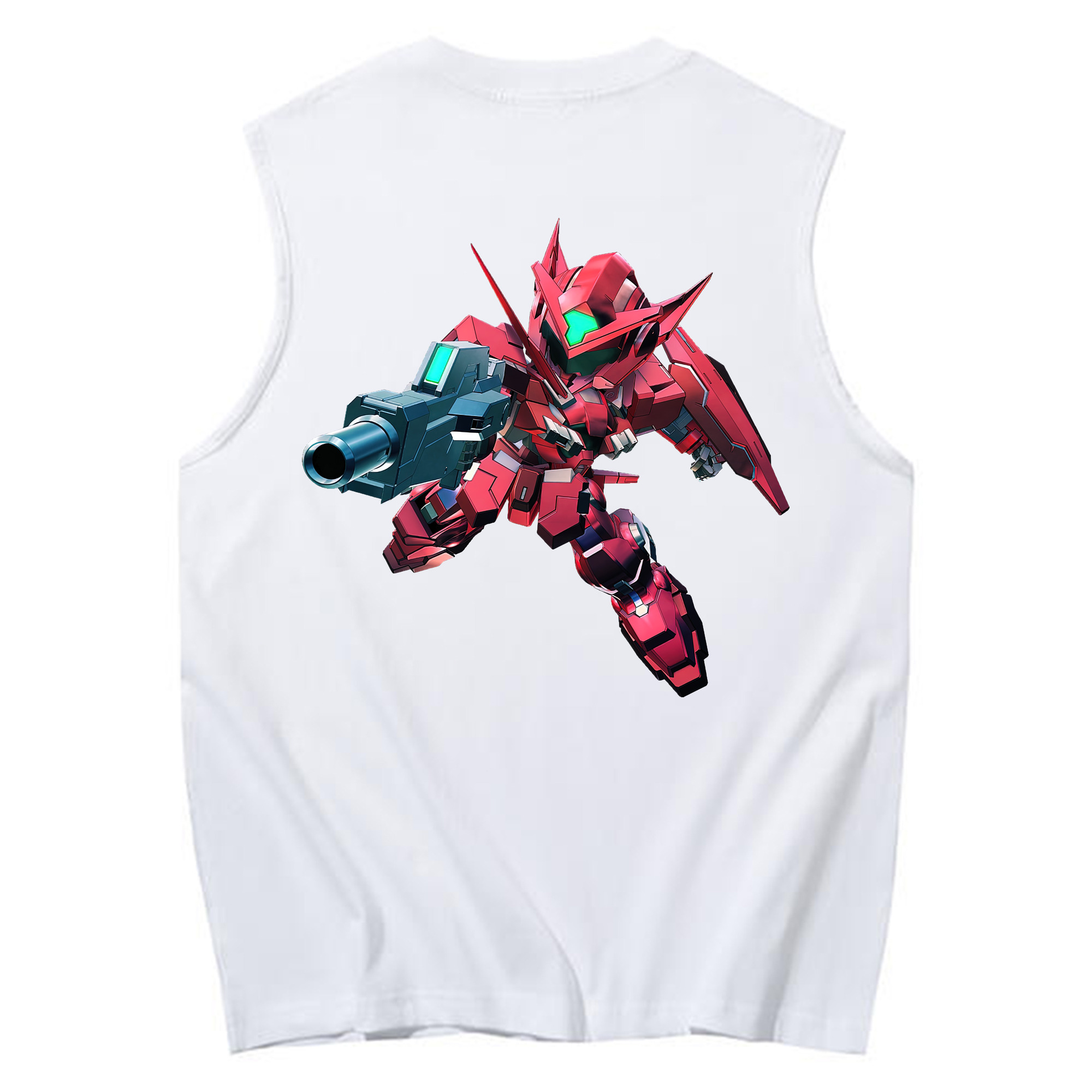 （画像用） 機動戦士ガンダム Mobile Suit Gundam コットン100％タンクトップ（背面プリント）