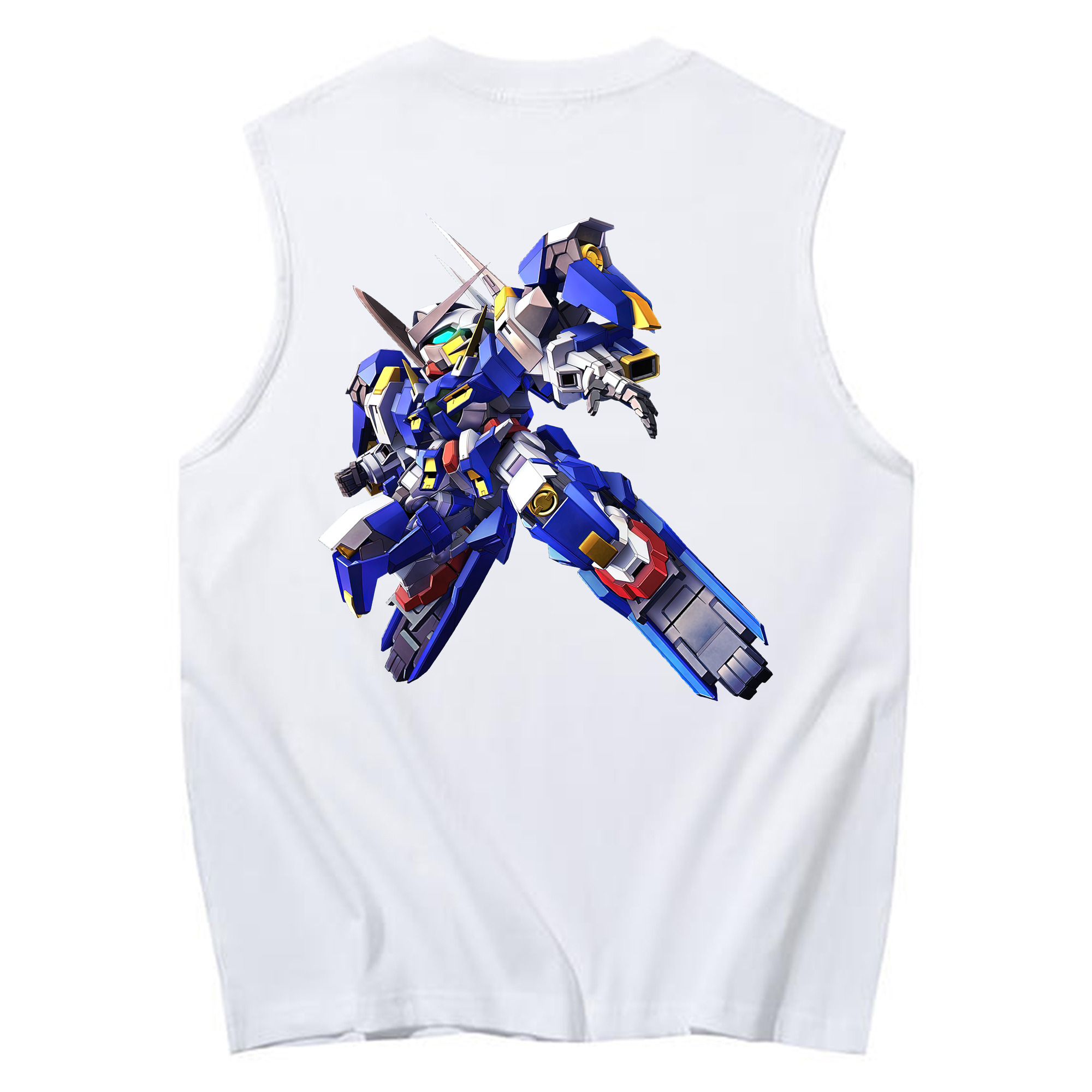 （画像用） 機動戦士ガンダム Mobile Suit Gundam コットン100％タンクトップ（背面プリント）