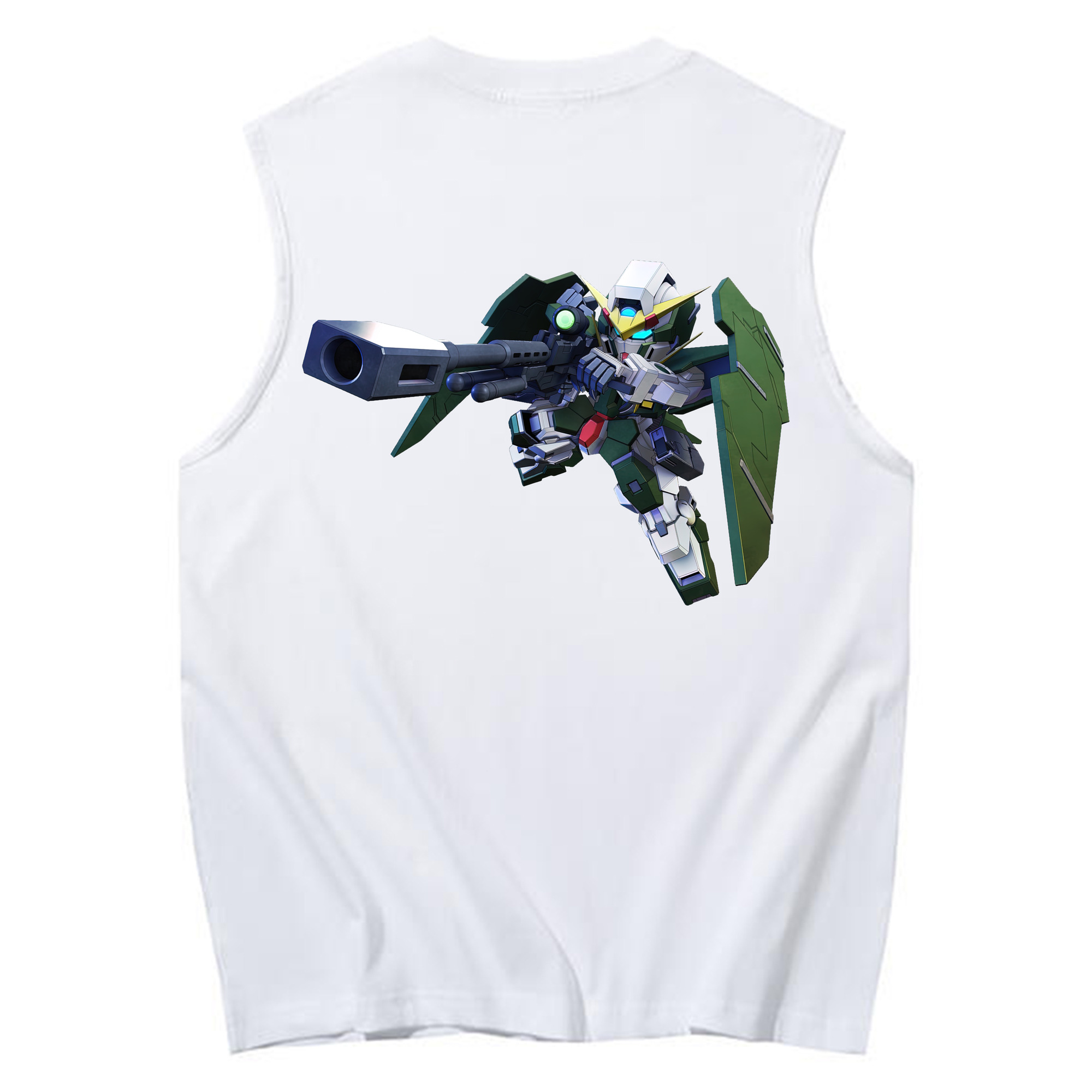 （画像用） 機動戦士ガンダム Mobile Suit Gundam コットン100％タンクトップ（背面プリント）