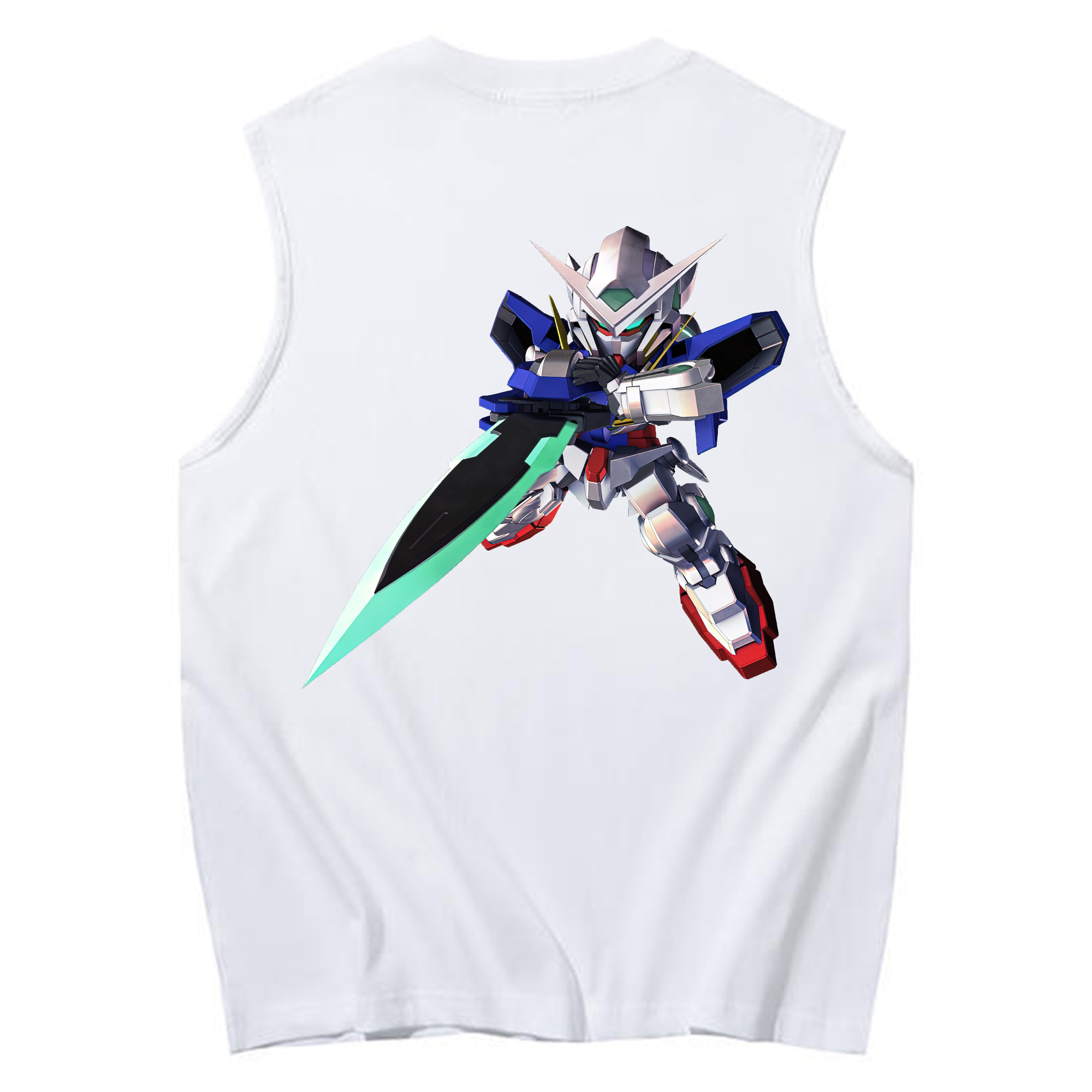 （画像用） 機動戦士ガンダム Mobile Suit Gundam コットン100％タンクトップ（背面プリント）