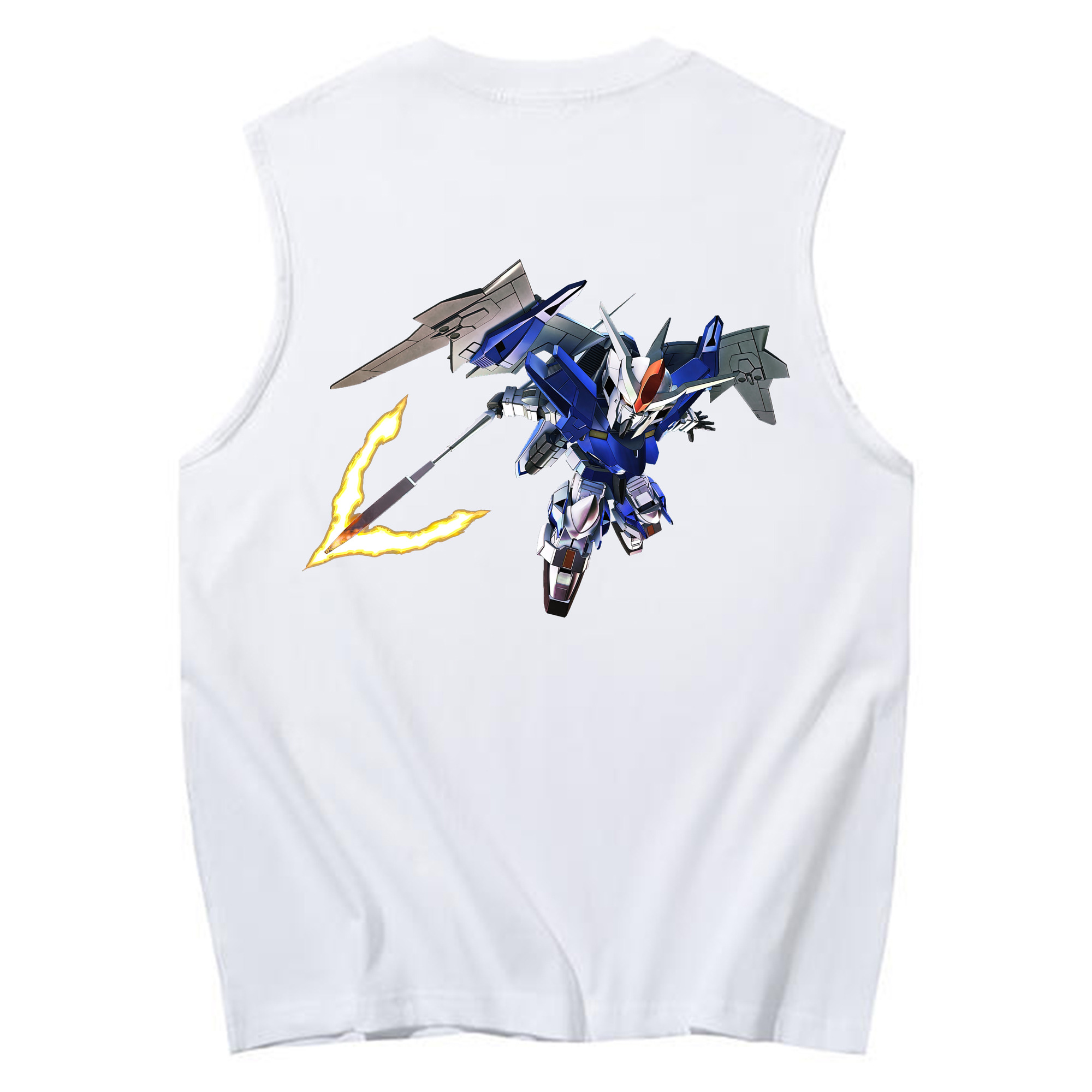 （画像用） 機動戦士ガンダム Mobile Suit Gundam コットン100％タンクトップ（背面プリント）