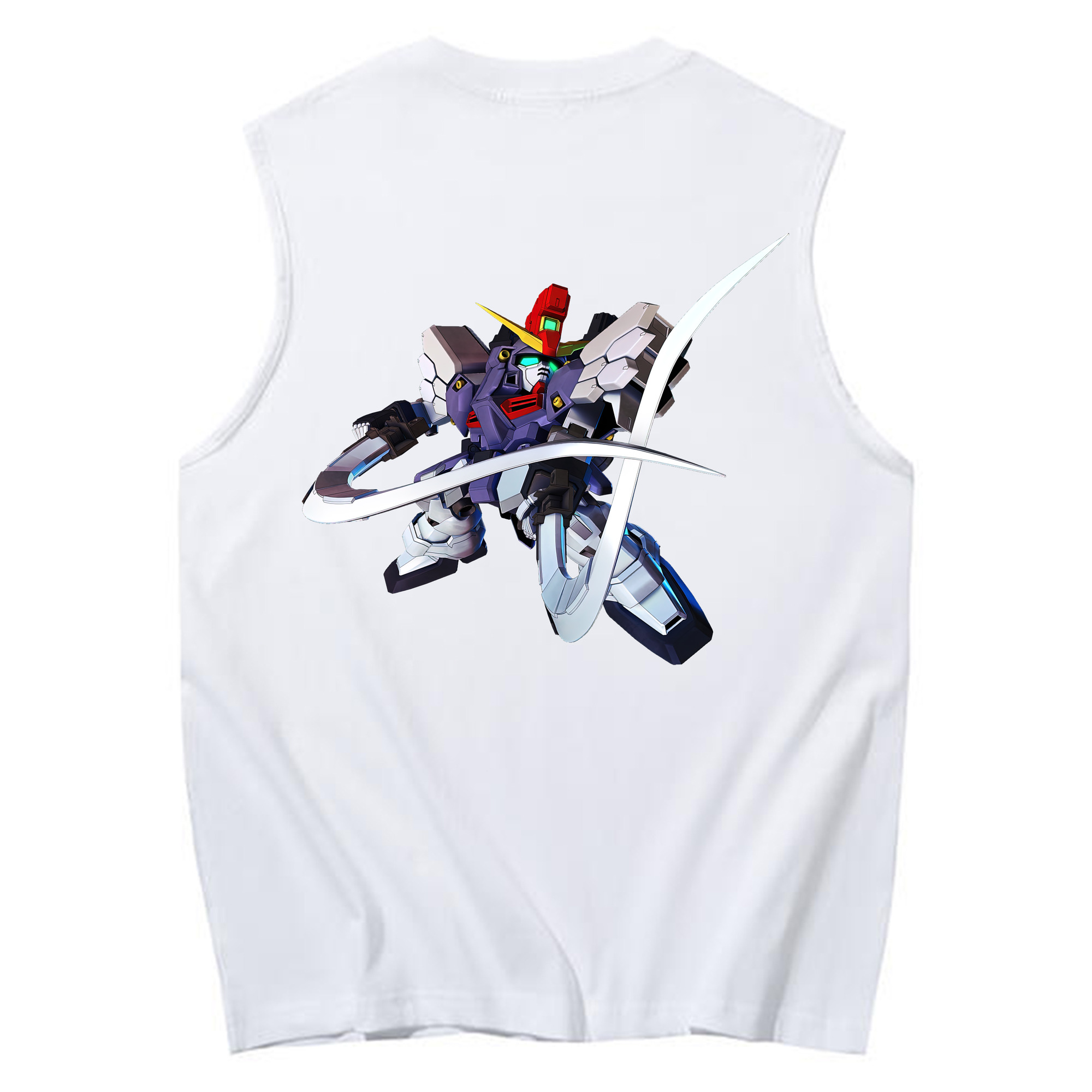 （画像用） 機動戦士ガンダム Mobile Suit Gundam コットン100％タンクトップ（背面プリント）