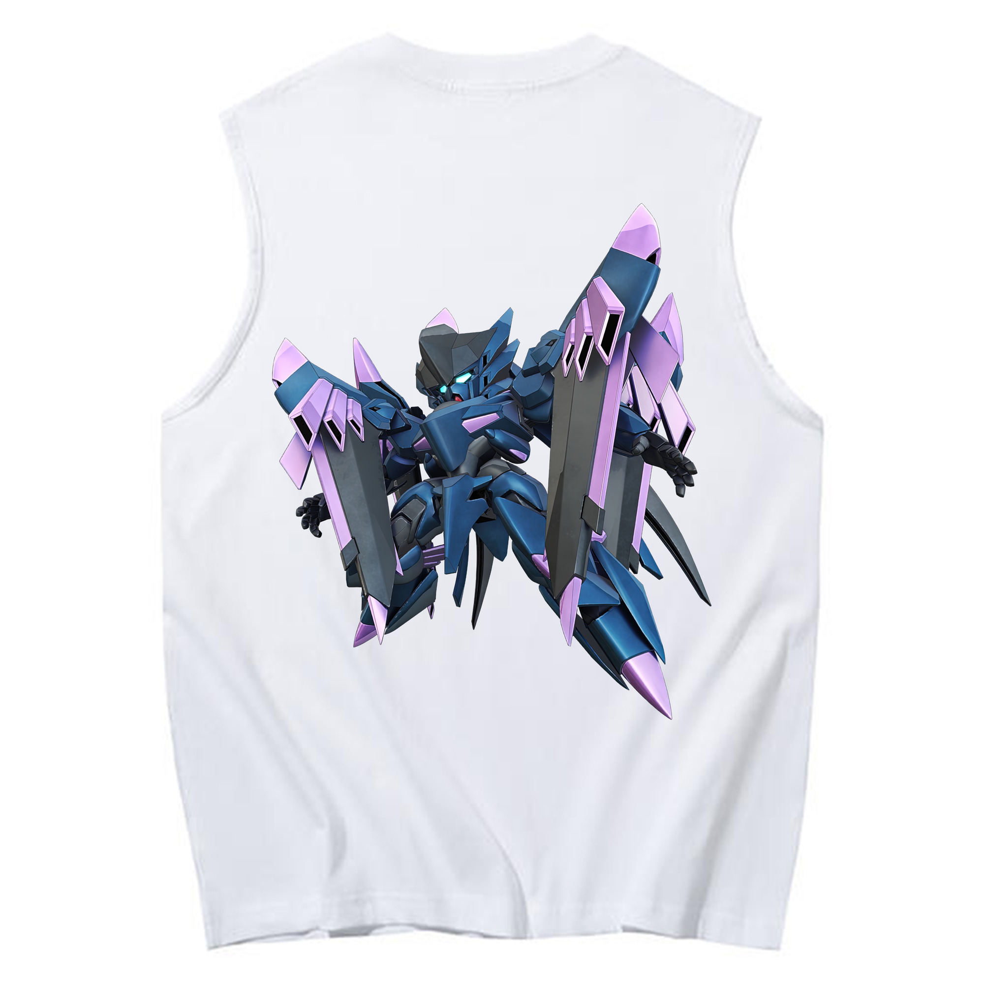 （画像用） 機動戦士ガンダム Mobile Suit Gundam コットン100％タンクトップ（背面プリント）