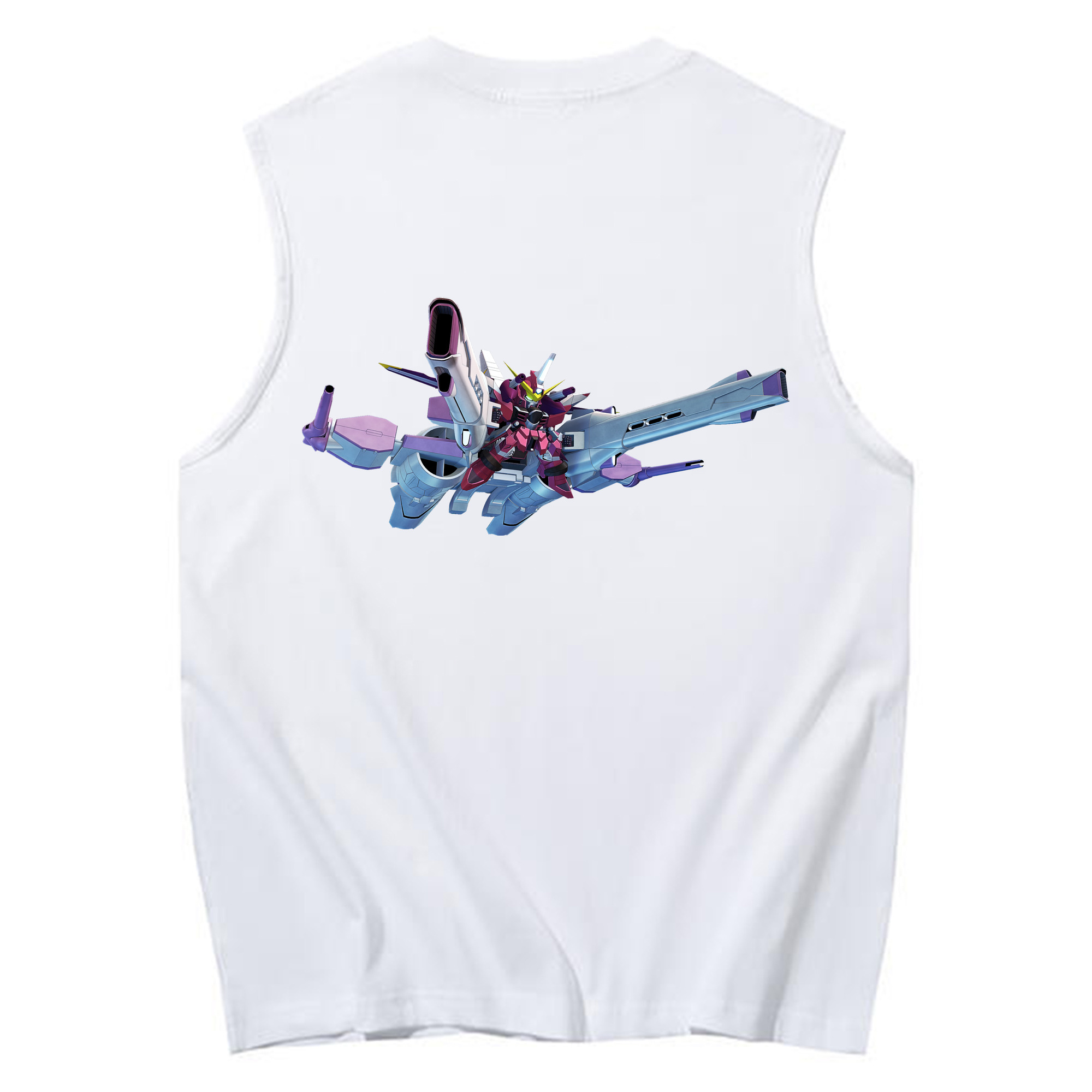 （画像用） 機動戦士ガンダム Mobile Suit Gundam コットン100％タンクトップ（背面プリント）