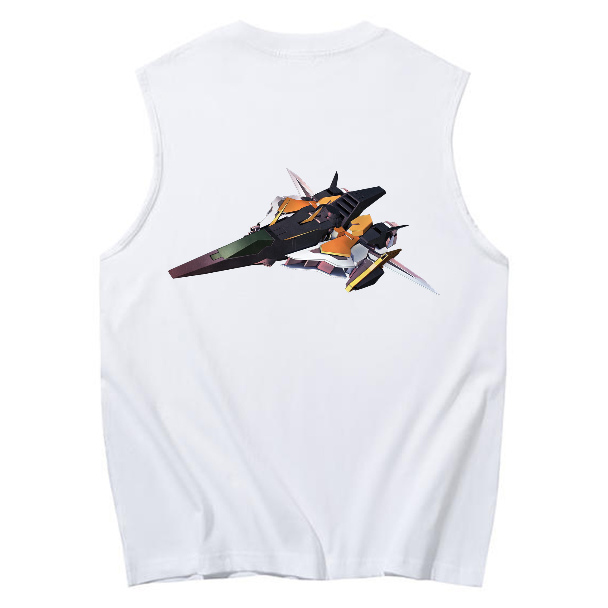 （画像用） 機動戦士ガンダム Mobile Suit Gundam コットン100％タンクトップ（背面プリント）