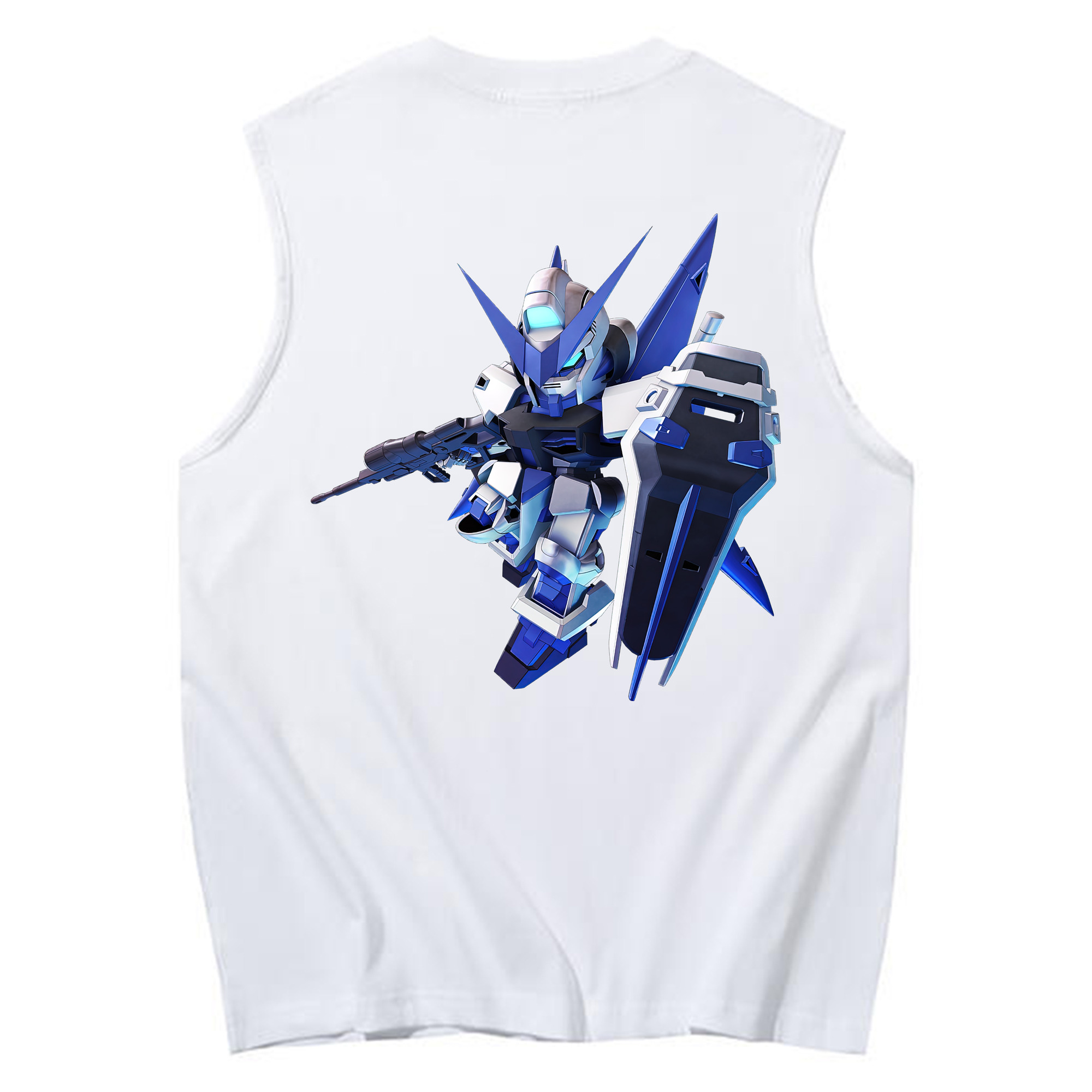 （画像用） 機動戦士ガンダム Mobile Suit Gundam コットン100％タンクトップ（背面プリント）