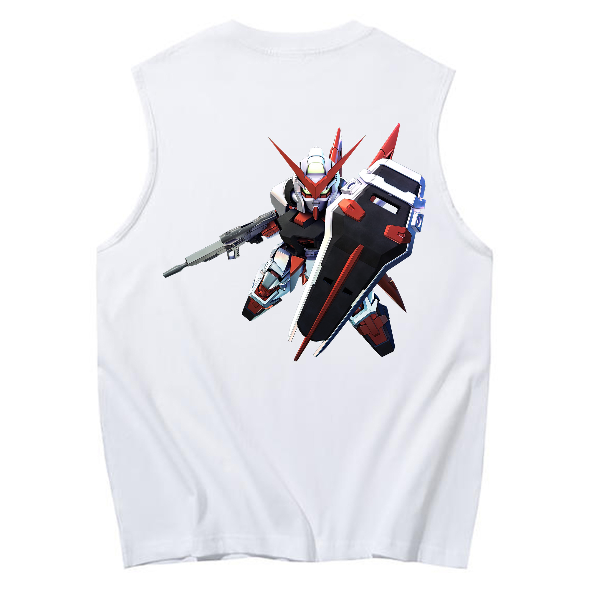 （画像用） 機動戦士ガンダム Mobile Suit Gundam コットン100％タンクトップ（背面プリント）
