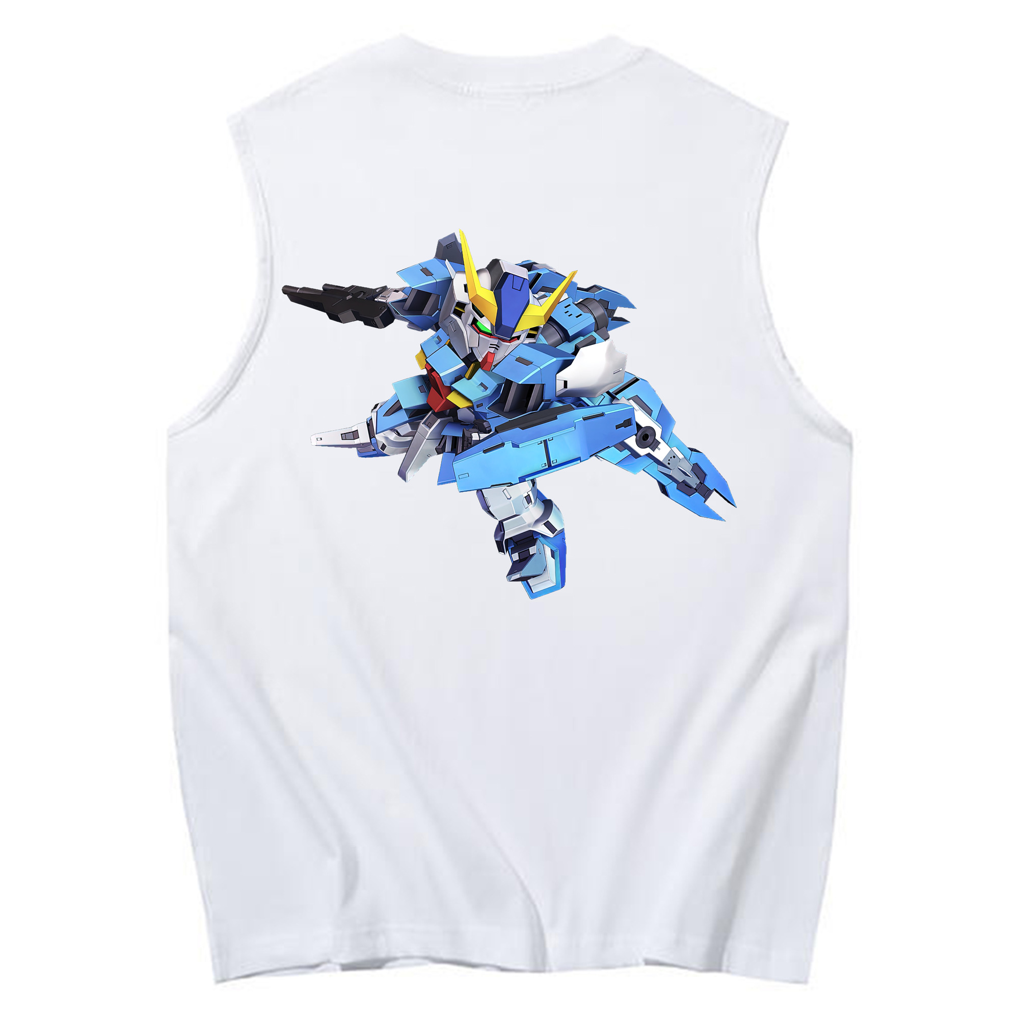 （画像用） 機動戦士ガンダム Mobile Suit Gundam コットン100％タンクトップ（背面プリント）