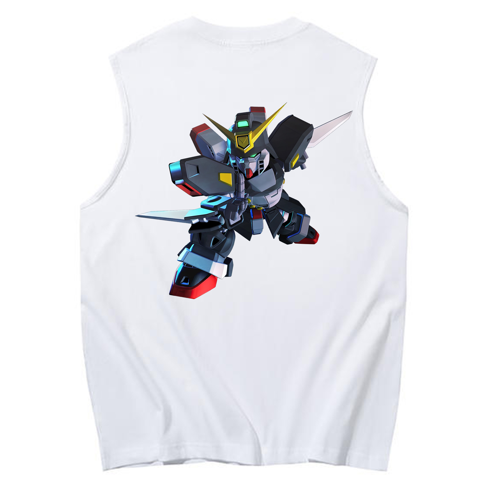 （画像用） 機動戦士ガンダム Mobile Suit Gundam コットン100％タンクトップ（背面プリント）