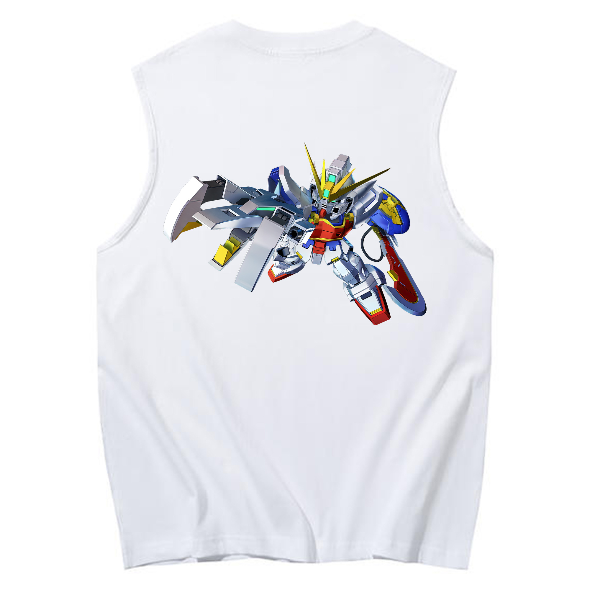 （画像用） 機動戦士ガンダム Mobile Suit Gundam コットン100％タンクトップ（背面プリント）