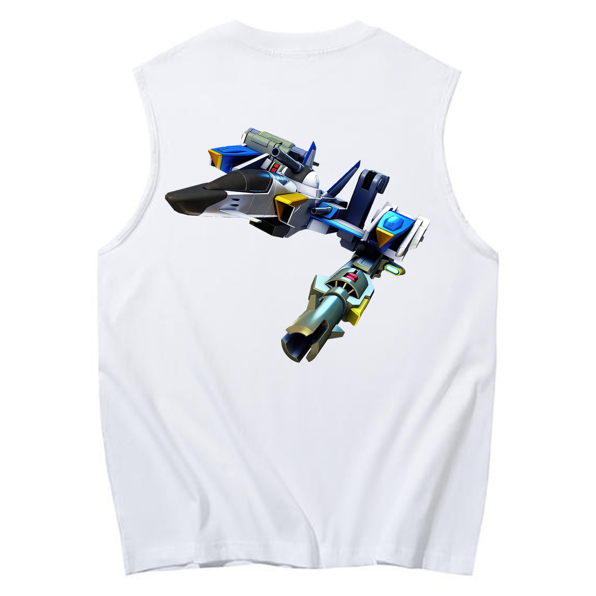 （画像用） 機動戦士ガンダム Mobile Suit Gundam コットン100％タンクトップ（背面プリント）