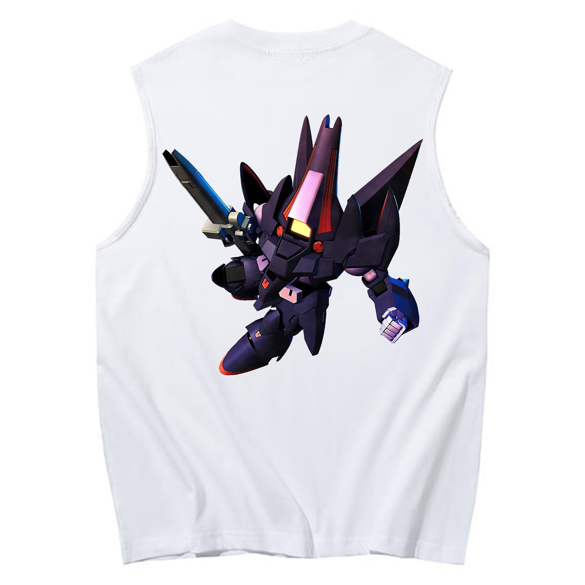 （画像用） 機動戦士ガンダム Mobile Suit Gundam コットン100％タンクトップ（背面プリント）
